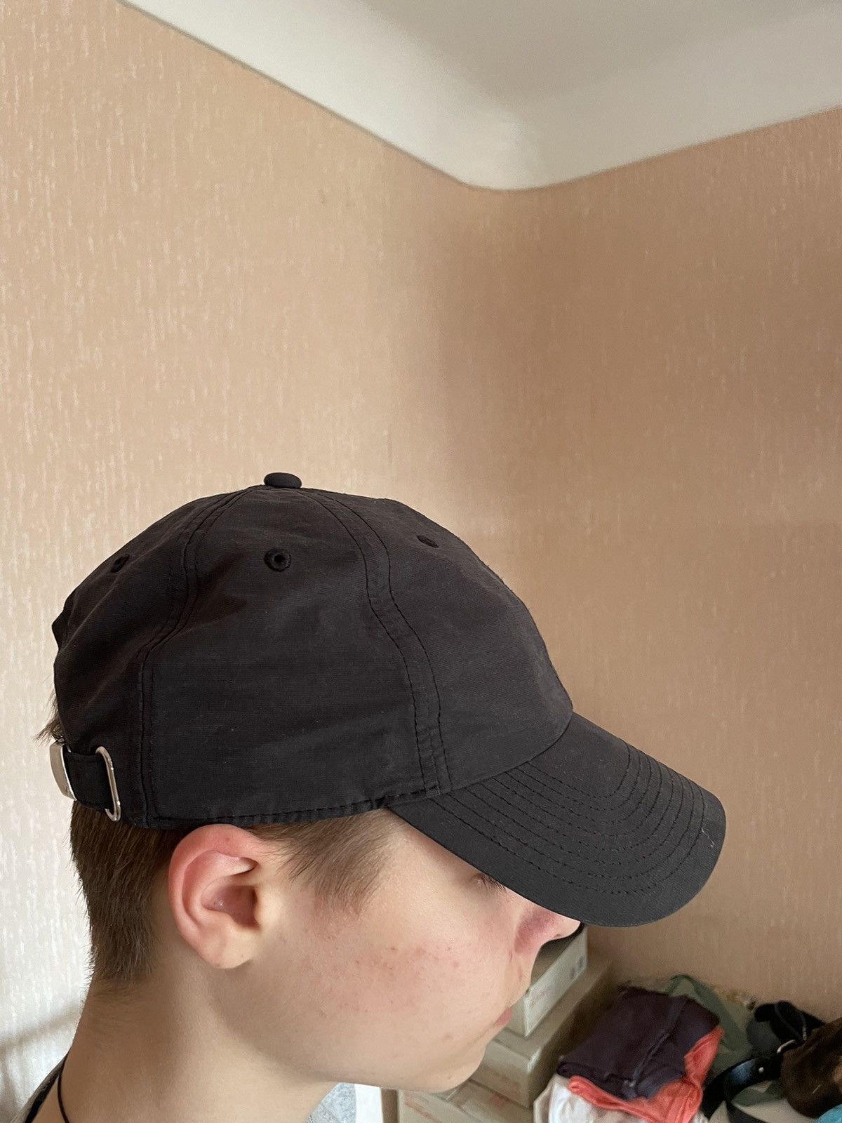 Nike × Vintage Vintage Nike Metal Swoosh Cap Size ONE SIZE - 5 Thumbnail