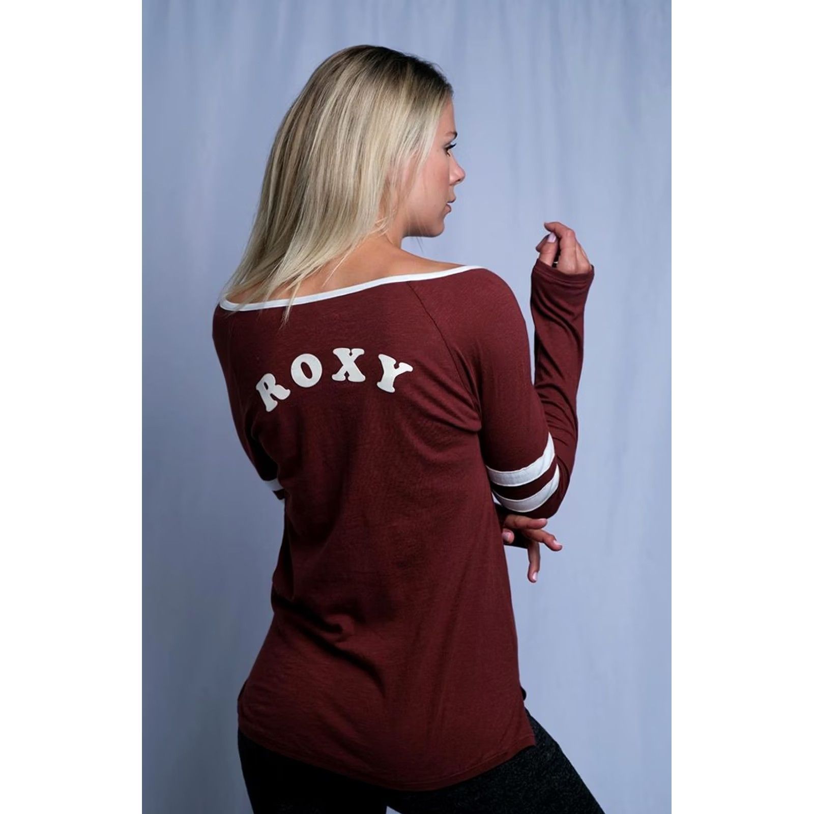 Vintage Roxy Wave Scoop Neck L/S T-Shirt Women’s M Red Size M / US 6-8 / IT 42-44 - 4 Thumbnail