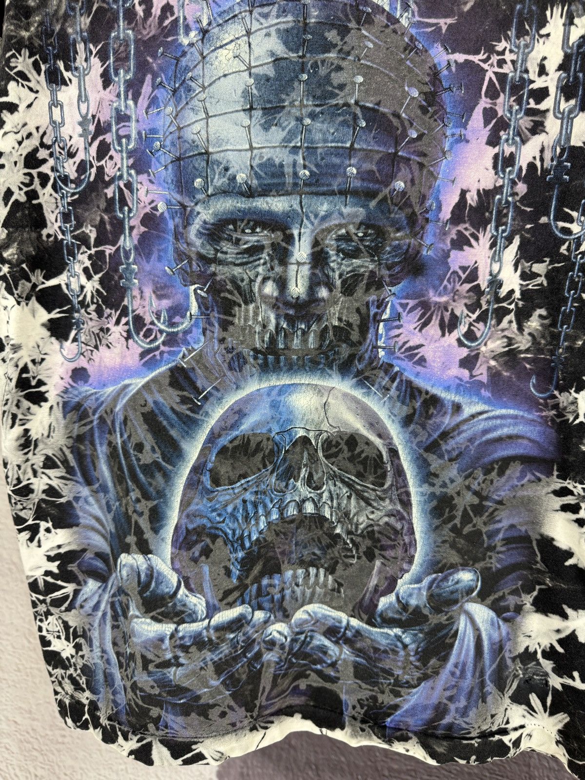 Band Tees Vintage 90s Skulls Chain Allover print merch tee shirt Size US M / EU 48-50 / 2 - 5 Thumbnail