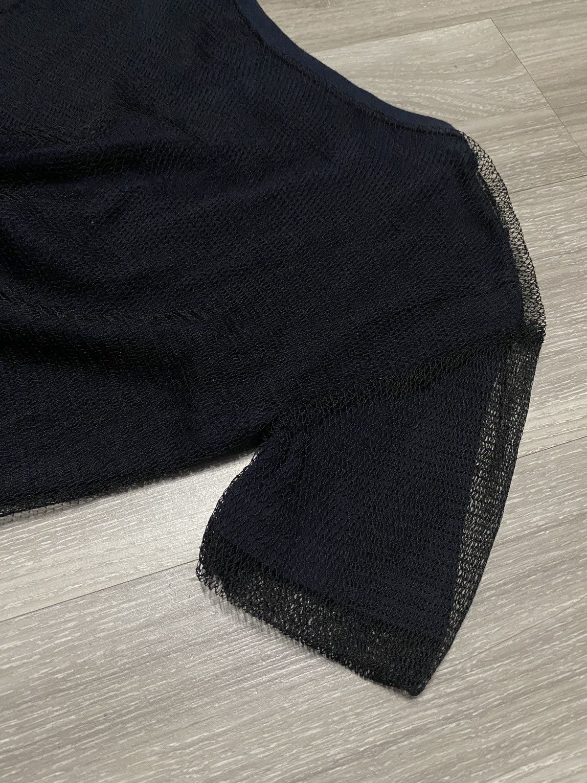 Issey Miyake Archive Issey Miyake - Mesh Layered Textured Tee Size US S / EU 44-46 / 1 - 6 Thumbnail