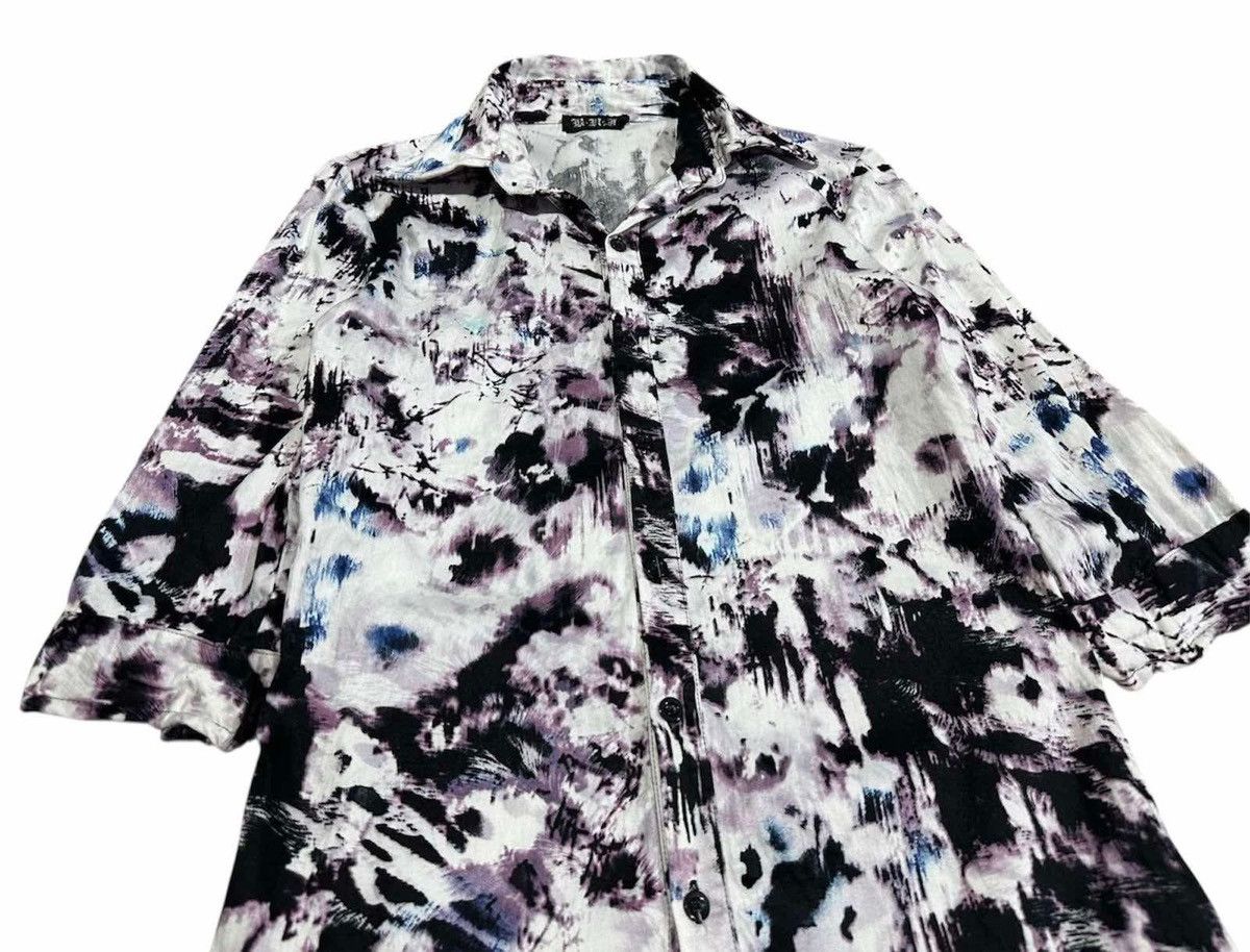 14th Addiction × Japanese Brand × KMRii 🔥Y2K Archived K.U.I Shirt Floral Print Goth Punk Size US L / EU 52-54 / 3 - 2 Thumbnail