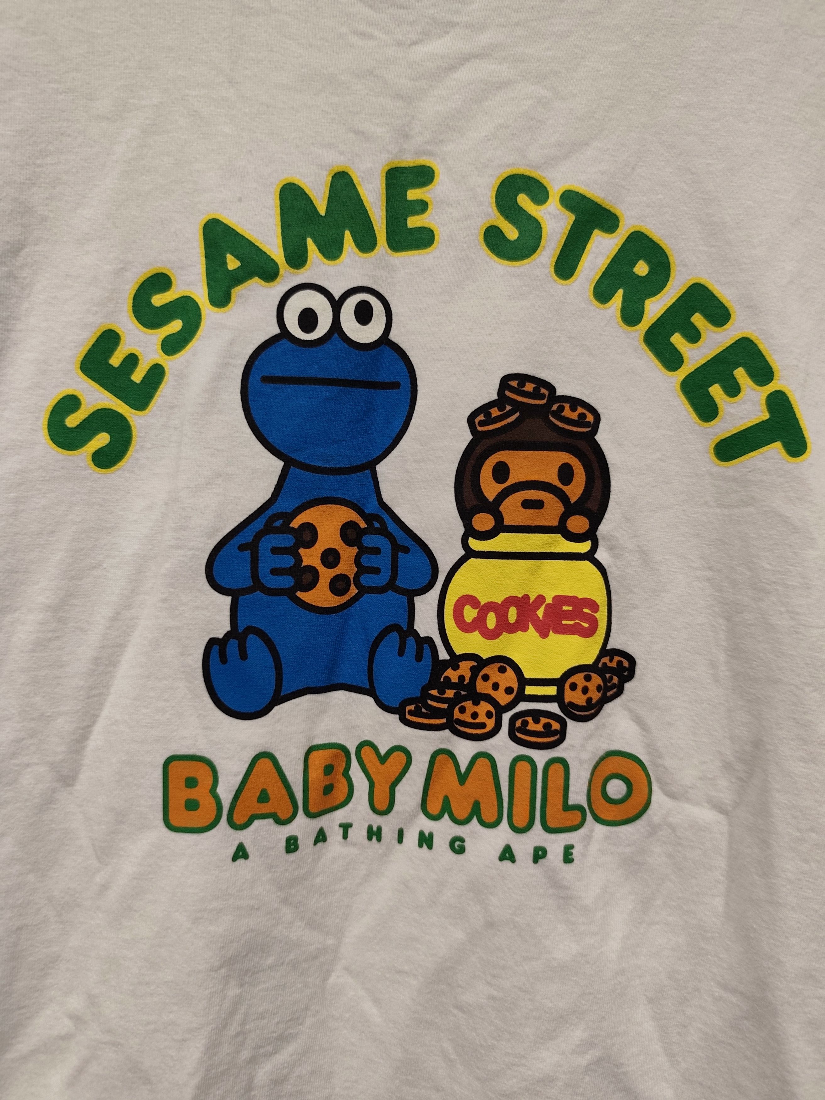 Bape Vintage t shirt baby milo sesame street Size US M / EU 48-50 / 2 - 4 Thumbnail