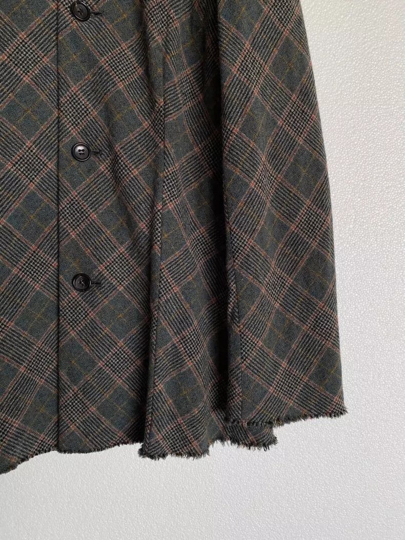 Comme des Garcons Comme Des Garcons size 均码 Plaid wool coat Size S / US 4 / IT 40 - 8 Thumbnail