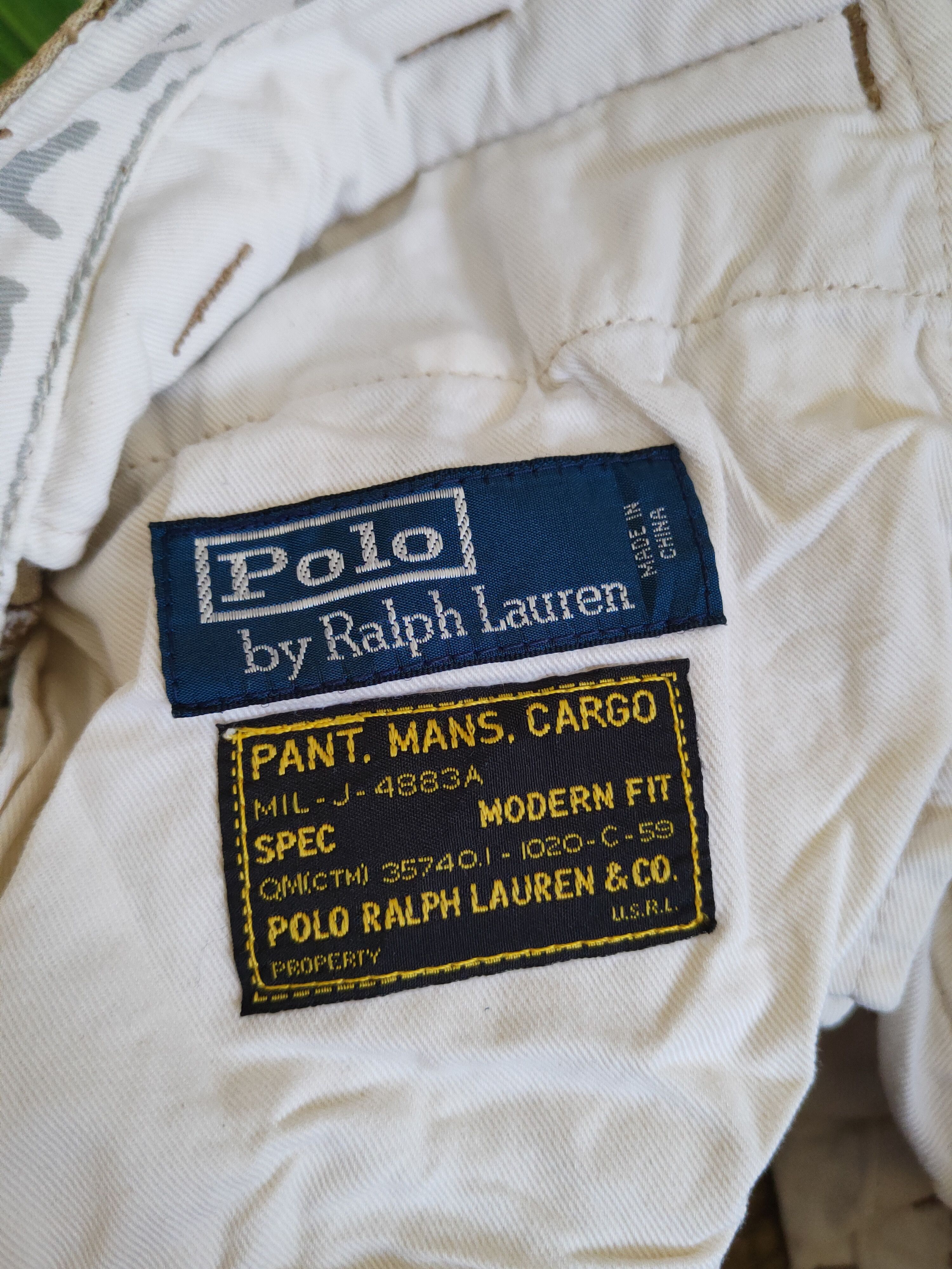 Polo Ralph Lauren Polo Ralph Lauren faded Multipocket Cargo Pants #1347DL Size US 29 - 19 Thumbnail