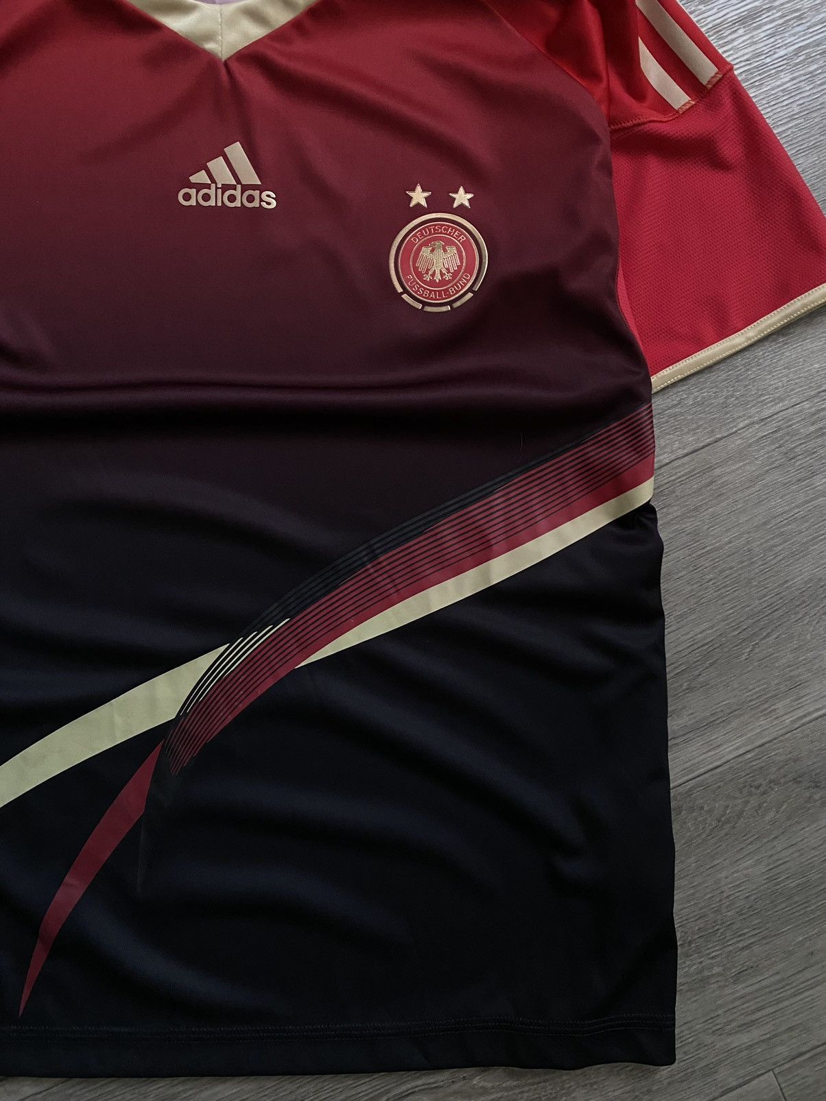 Adidas 🫧Adidas Climacool Soccer Football Jersey Tee Deutcher Bund Size US XL / EU 56 / 4 - 3 Thumbnail