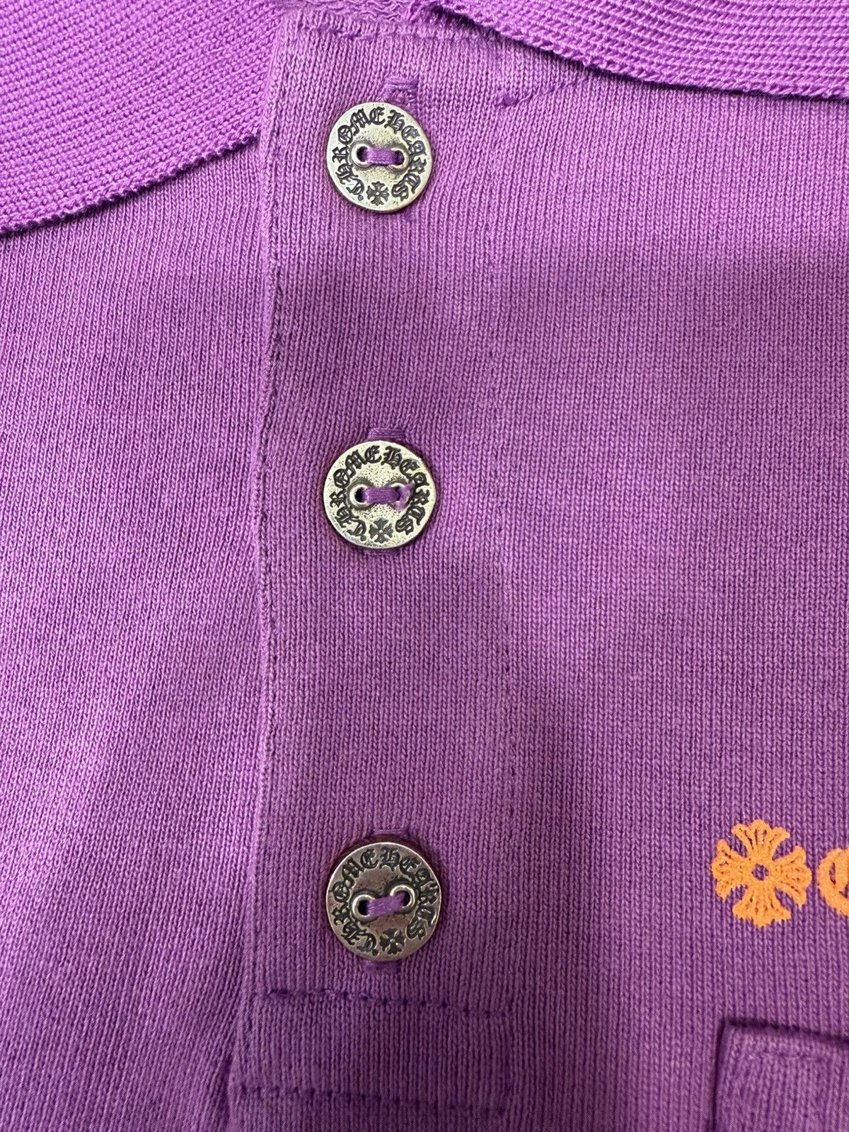 Chrome Hearts 🔥Chrome Hearts Mattyboy Purple Polo Shirt🔥 Size US S / EU 44-46 / 1 - 4 Thumbnail
