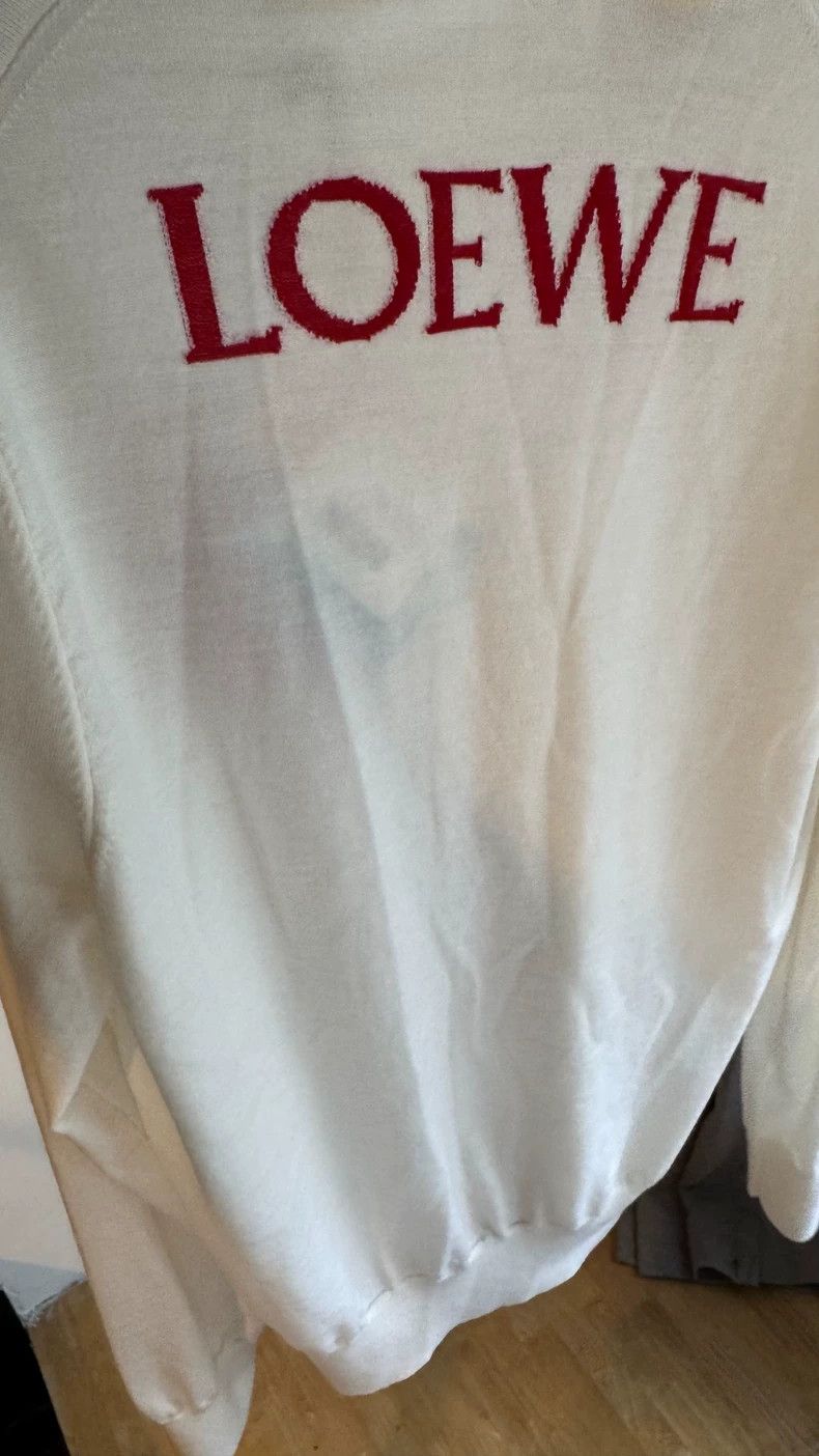 Loewe LOEWE White cardigan Size M / US 6-8 / IT 42-44 - 2 Thumbnail