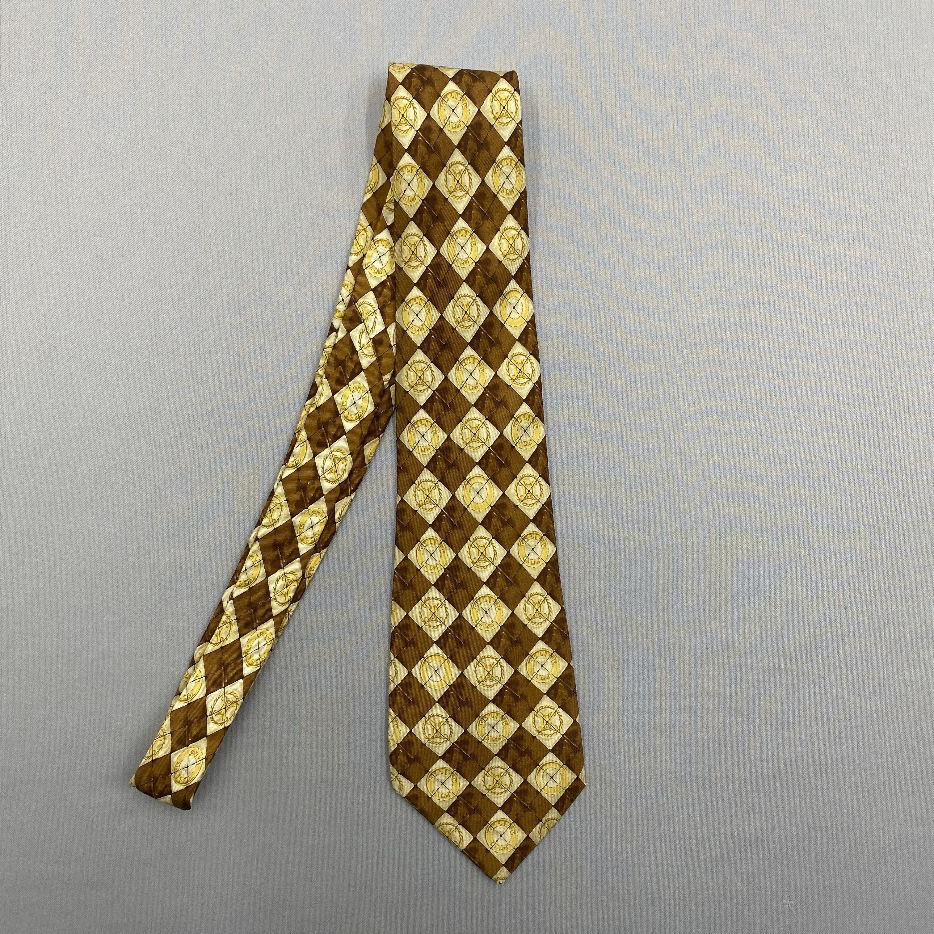 Celine Vintage Celine SILK Necktie Cravate Pure Silk Neck Tie Size ONE SIZE - 4 Thumbnail