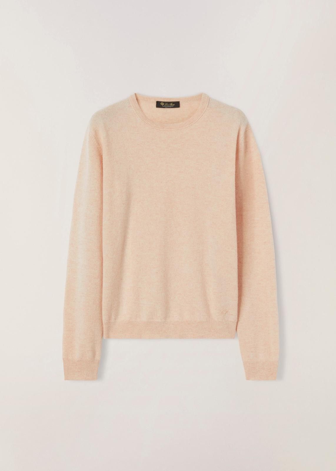 Loro Piana o1srvl11e0525 FAM7979 Crewneck Sweater in Light Pink Size L / US 10 / IT 46 - 1 Preview
