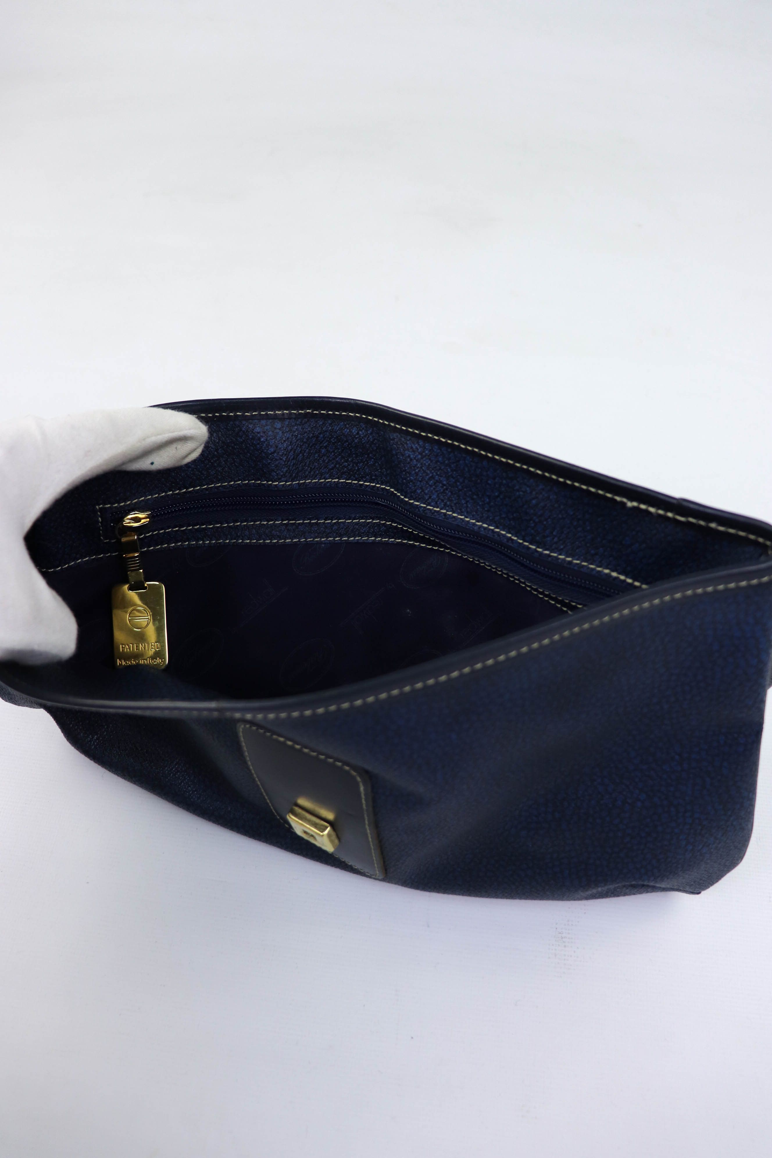 Vintage Vintage Borbonese by Redwall Coated Canvas/Leather Case Bag Size ONE SIZE - 8 Thumbnail