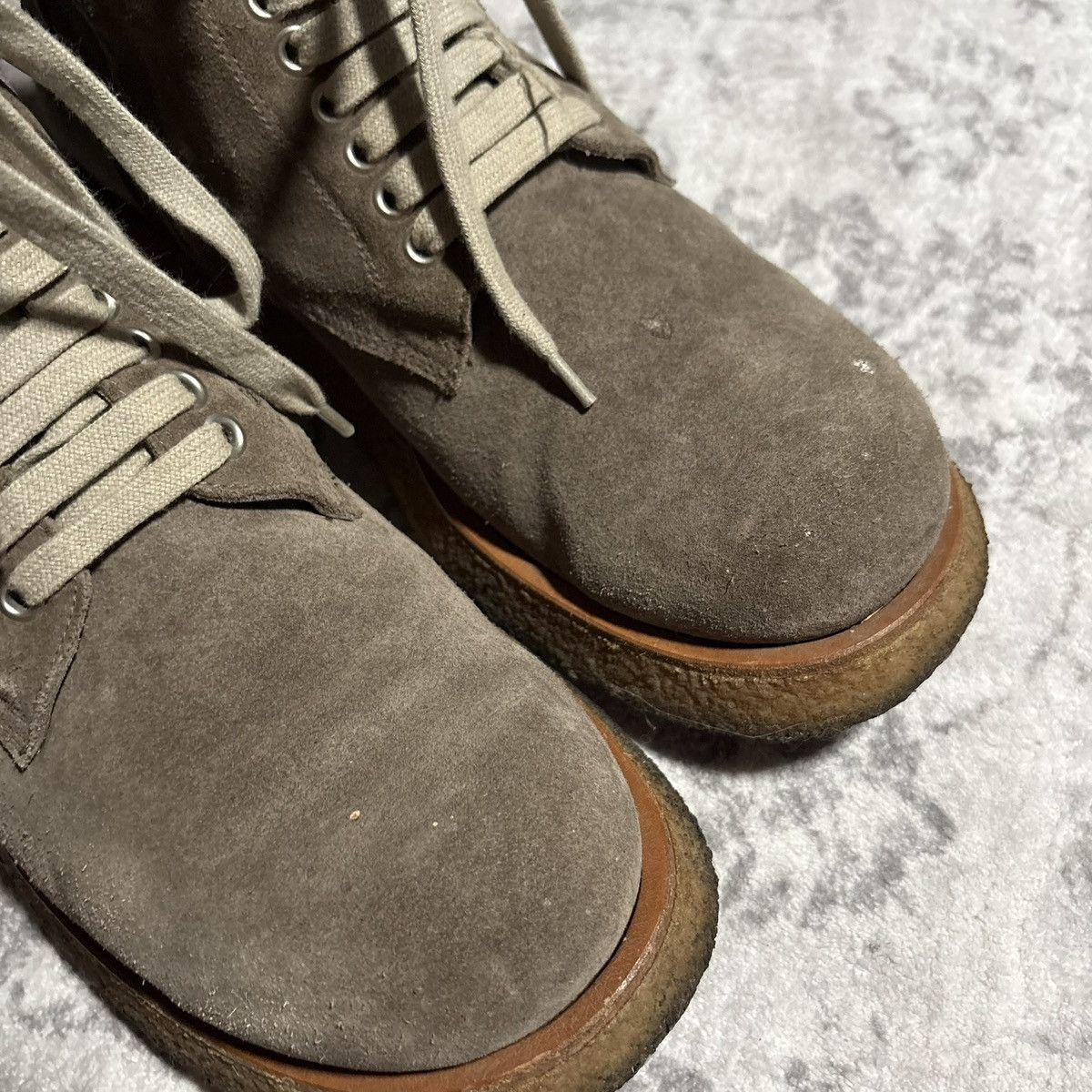 Rick Owens Rick Owens Mainline SS21 Phlegethon Para Combat Boots Dust Size US 9 / EU 42 - 3 Thumbnail