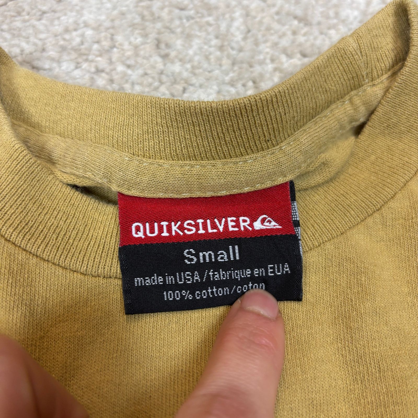 Quiksilver × Vintage Vintage 90s Quiksilver Logo Surf Long Sleeve Shirt Men's S Size US S / EU 44-46 / 1 - 4 Thumbnail
