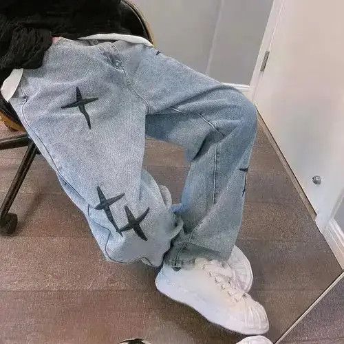 Anime × Japanese Brand × Jean Cross blue street fashion jeans Size US 32 / EU 48 - 2 Thumbnail