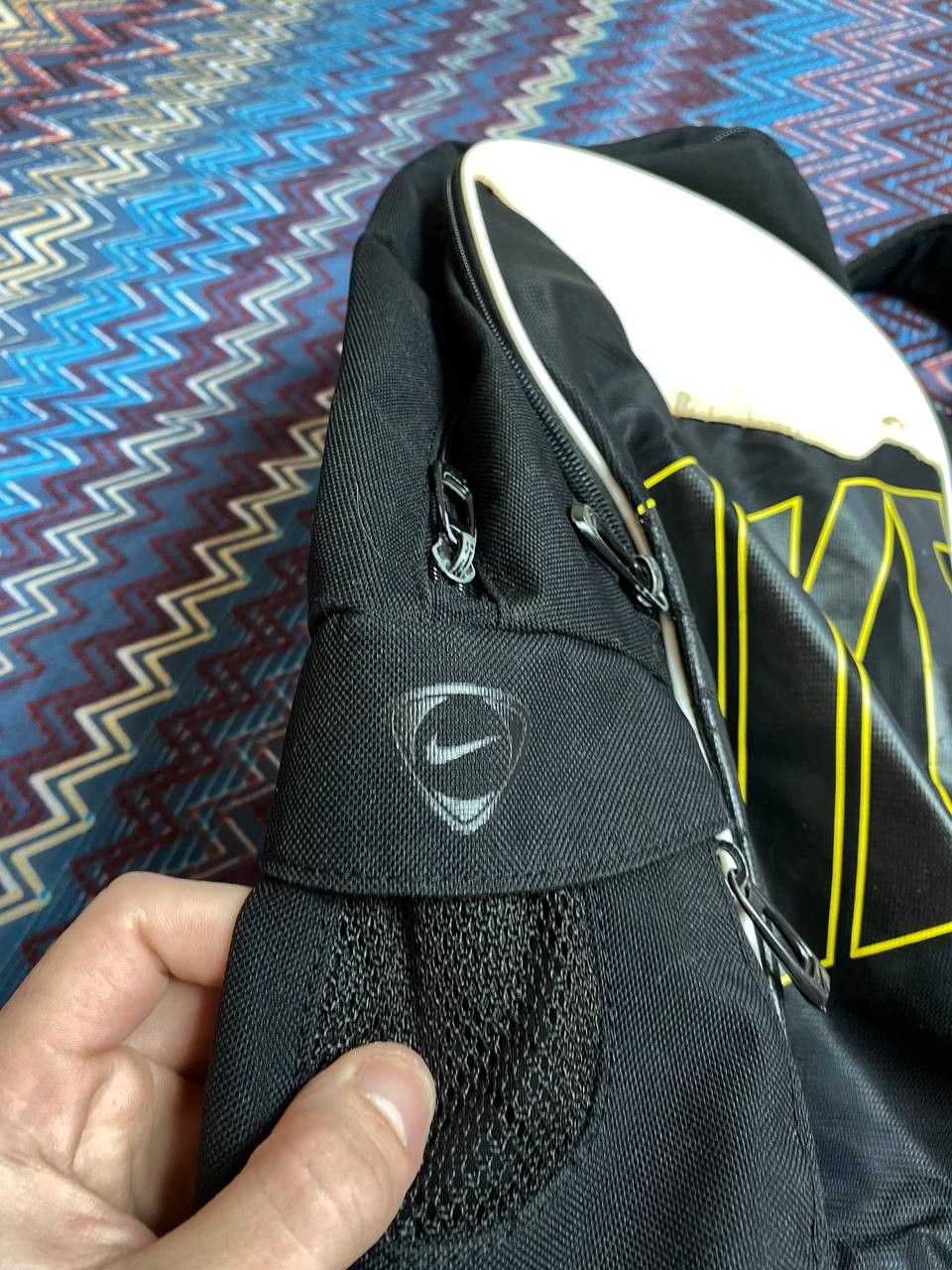 Nike Backpacks Vintage Nike big logo black streetwear Y2K Size ONE SIZE - 12 Thumbnail