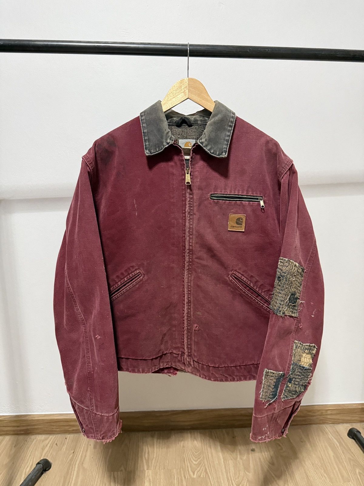 Carhartt Carhartt CRI Detroit Jacket Crimson Red *RARE* Size US L / EU 52-54 / 3 - 1 Thumbnail