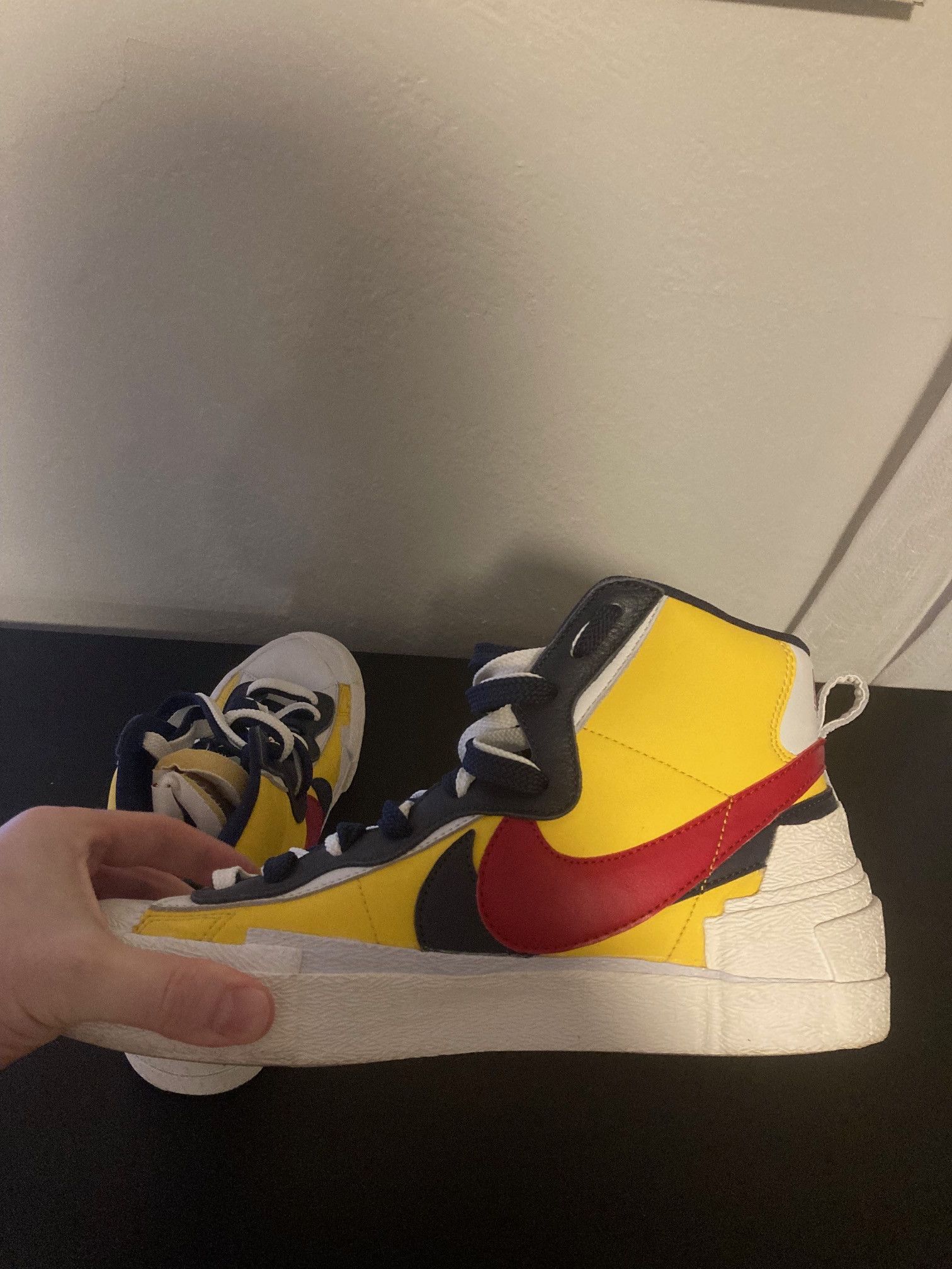 Nike × Sacai Nike Blazer Mid sacai Snow Beach Size US 11 / EU 44 - 6 Thumbnail