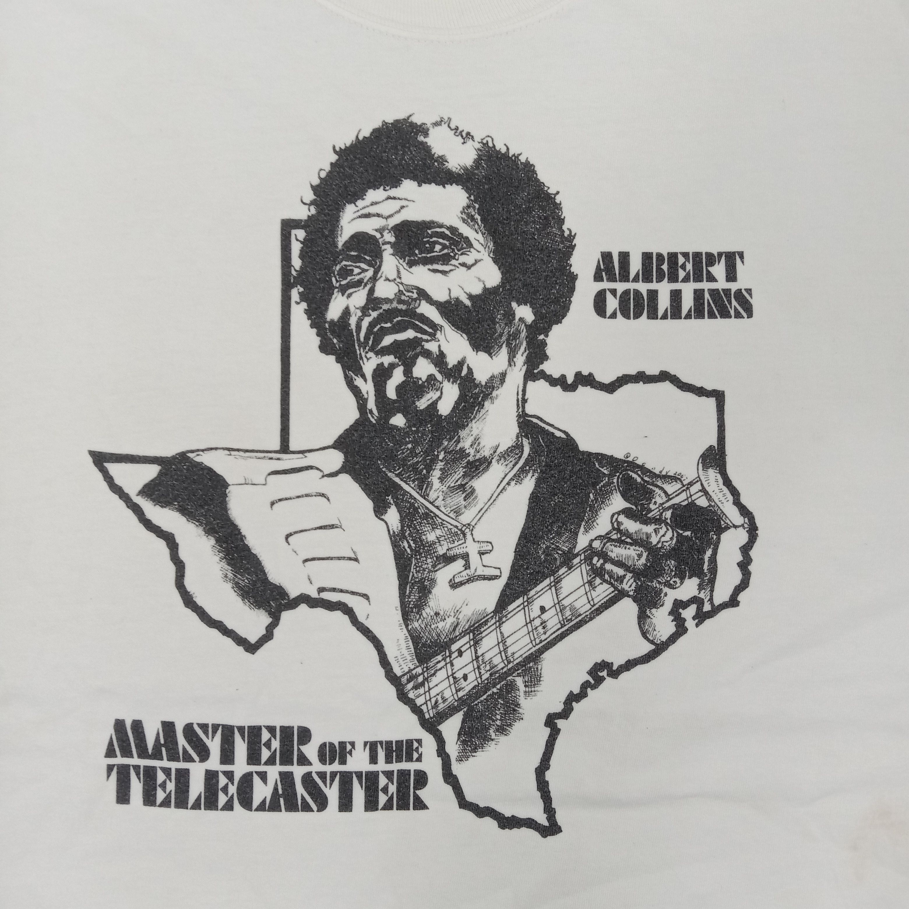 Band Tees × Vintage Albert Collins American Guitarist Tshirt Size US L / EU 52-54 / 3 - 2 Thumbnail