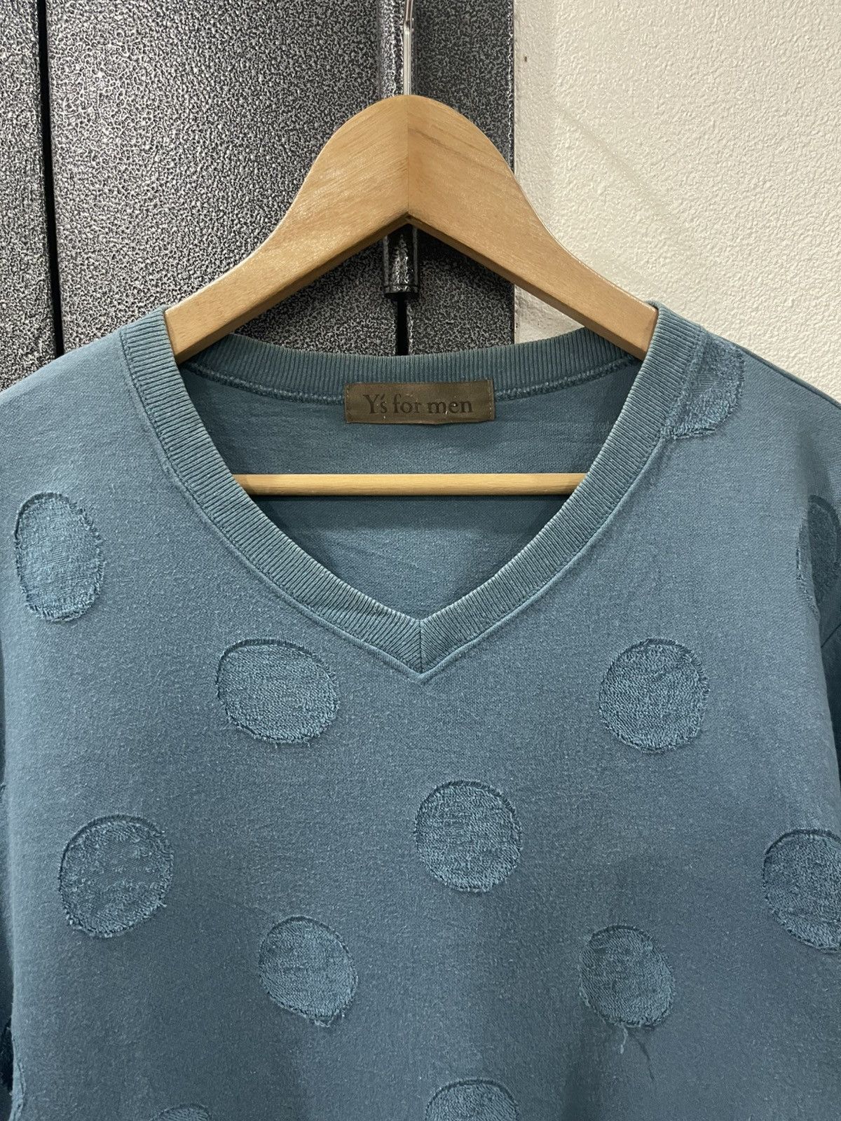 Y's for Men Y’s for men Longsleeve V-Neck Polka Dot Shirt Size US L / EU 52-54 / 3 - 5 Thumbnail