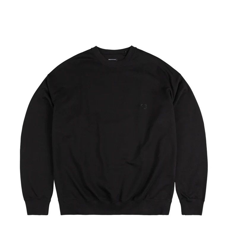 Y-3 o1s22i1n0125 Cotton Crewneck Sweatshirt in Black Size US M / EU 48-50 / 2 - 1 Thumbnail