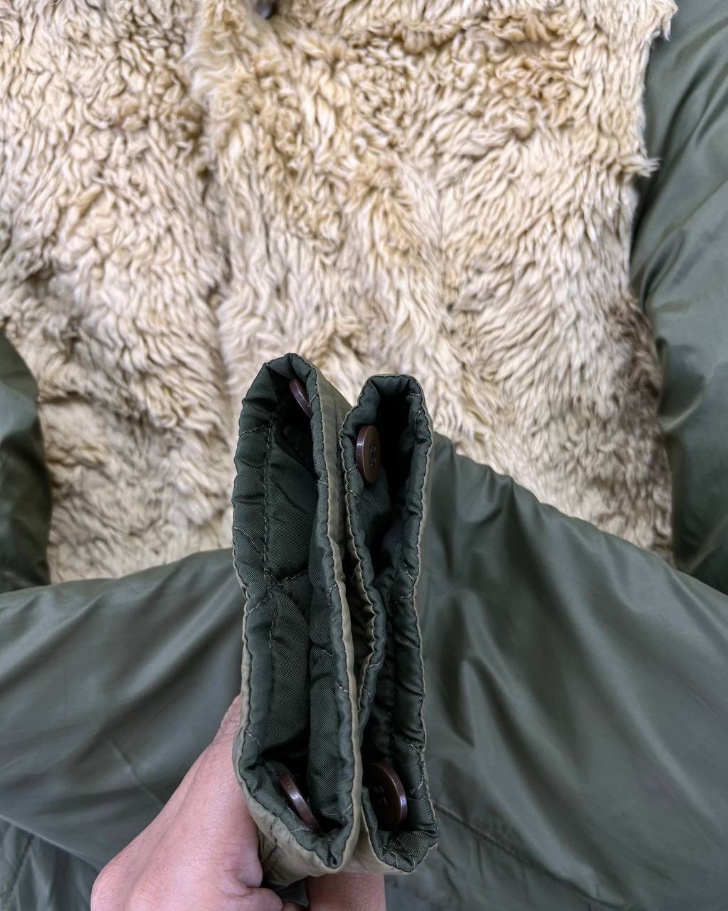 Vintage Diesel Hooded Fleece Quilted Jacket