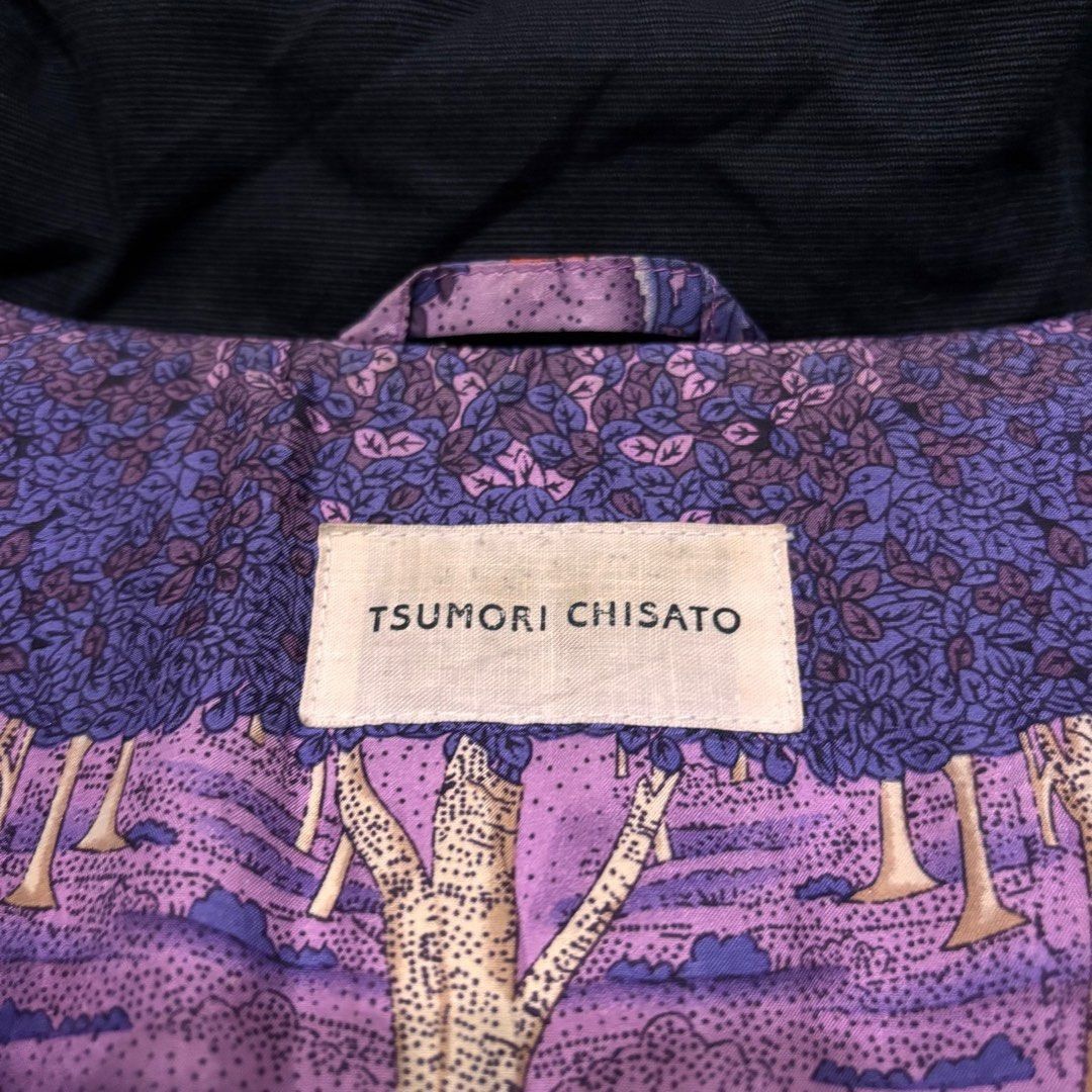 Tsumori Chisato Tsumori Chisato Utility Bomber Jacket Purple Graphic Lining Size US M / EU 48-50 / 2 - 5 Thumbnail