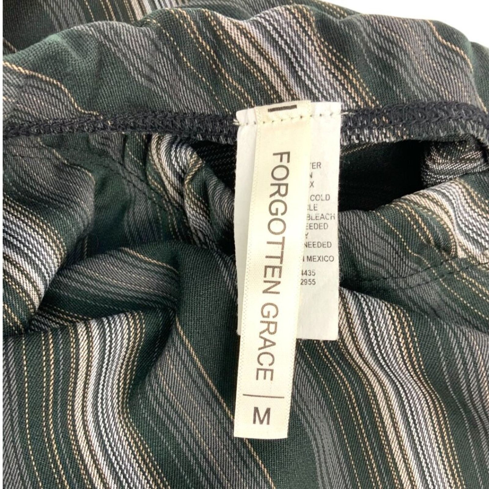 Other Forgotten Grace Striped Side Slit Midi Skirt Medium NWOT Size 32" / US 10 / IT 46 - 4 Thumbnail