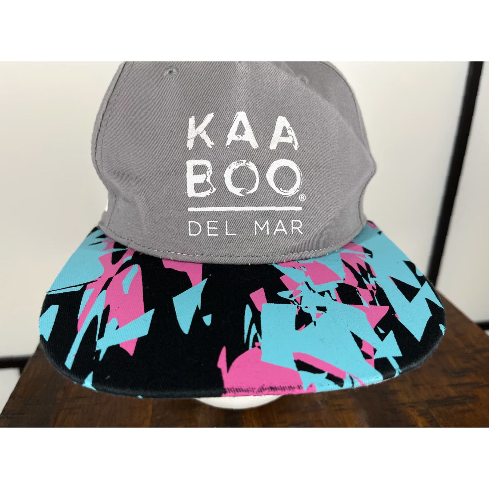 Vintage Coors Light Kaaboo Del Mar Hat Cap Snap Back Adult One Size Gray Cotton Music Size ONE SIZE - 3 Thumbnail