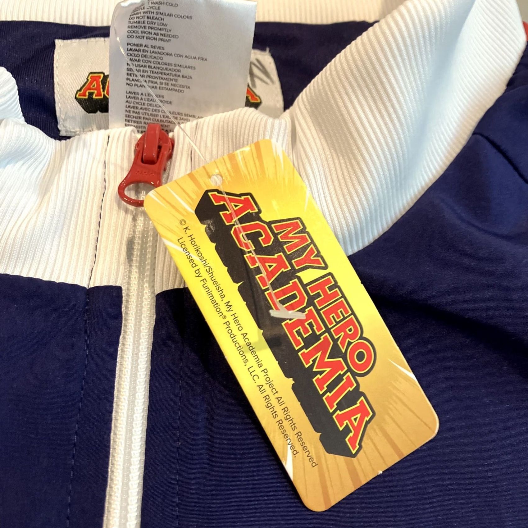 Vintage NWT My Hero Academia Track Jacket U.S. Full Zip Costume Men's Size XXL Blue Size US XXL / EU 58 / 5 - 2 Thumbnail