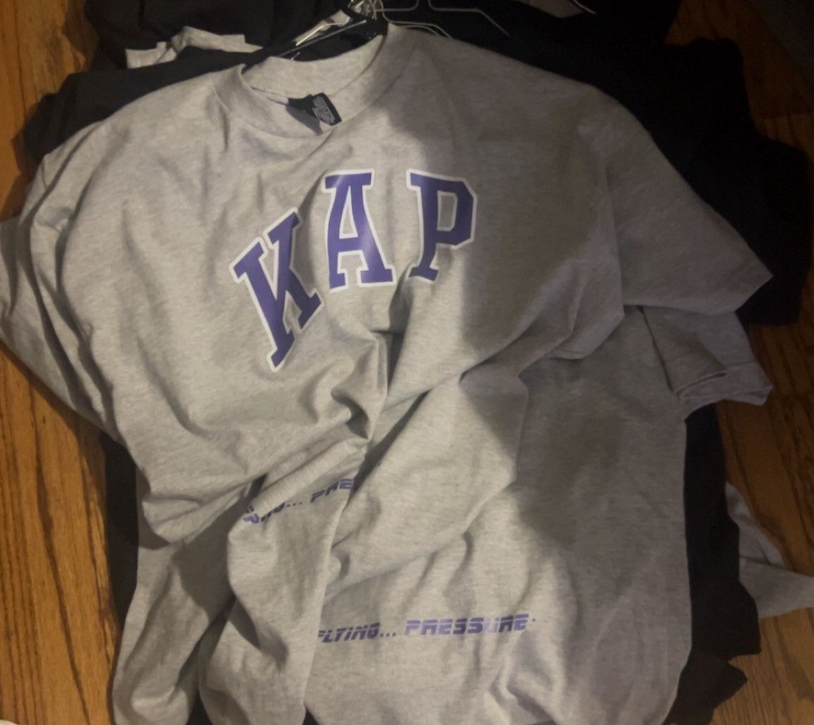 Other NEW mens Large SS T shirt “KAP” university streetwear purple Size US L / EU 52-54 / 3 - 8 Thumbnail