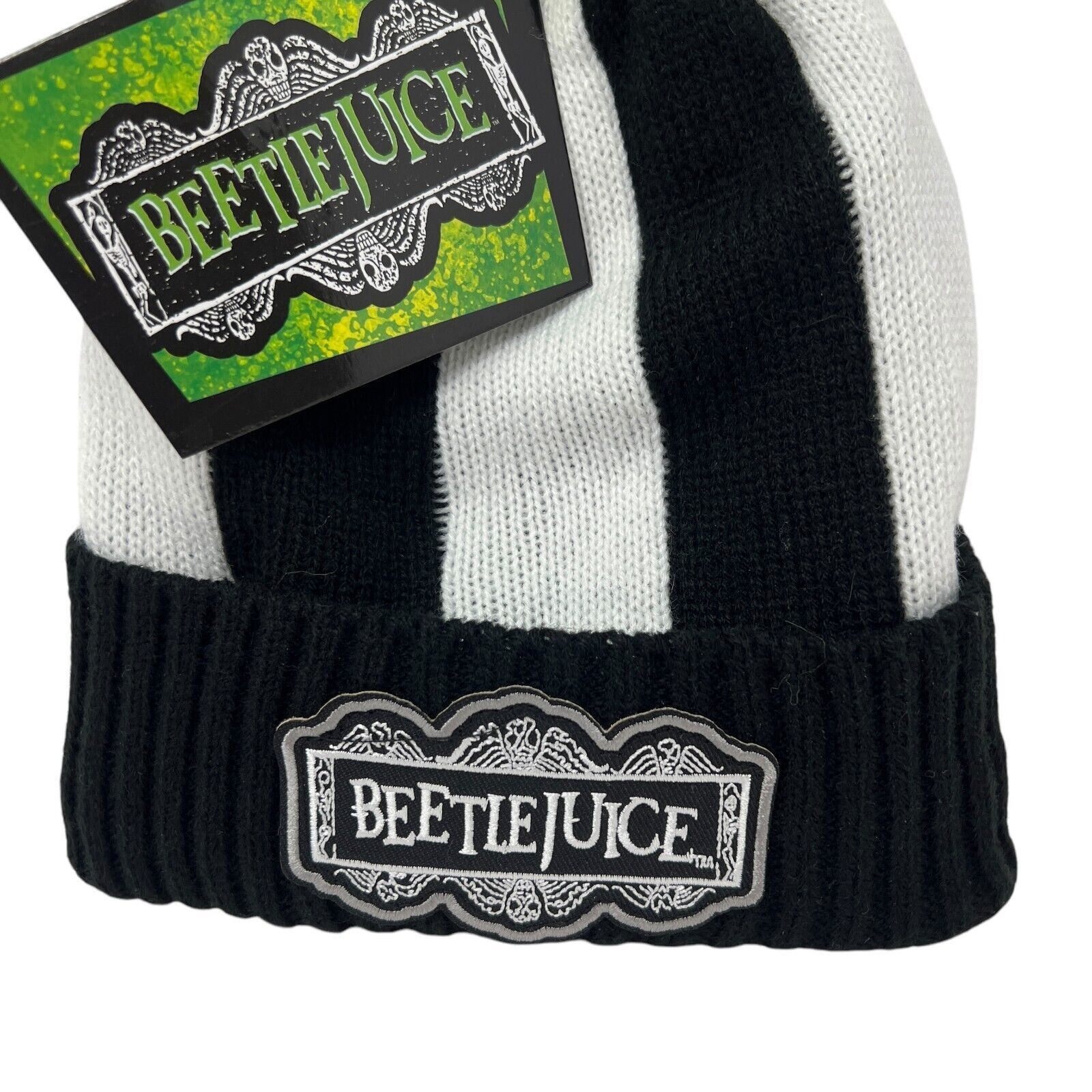 Other Beetlejuice Beanie Hat Unisex One Size Horror Movie Hallowee Size ONE SIZE - 6 Thumbnail