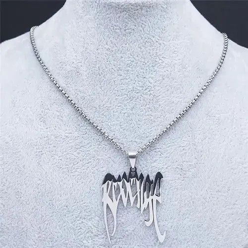 Other Silver Color Revenge Pendant Necklace Size ONE SIZE - 4 Thumbnail