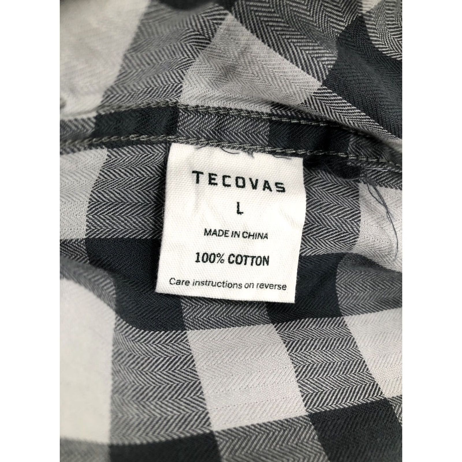 Tecovas Tecovas - Plaid Pearl Snap Western Shirt - Men - L - Gray - Long Sleeve - Button-Up - Vintage B3 Size US L / EU 52-54 / 3 - 7 Thumbnail