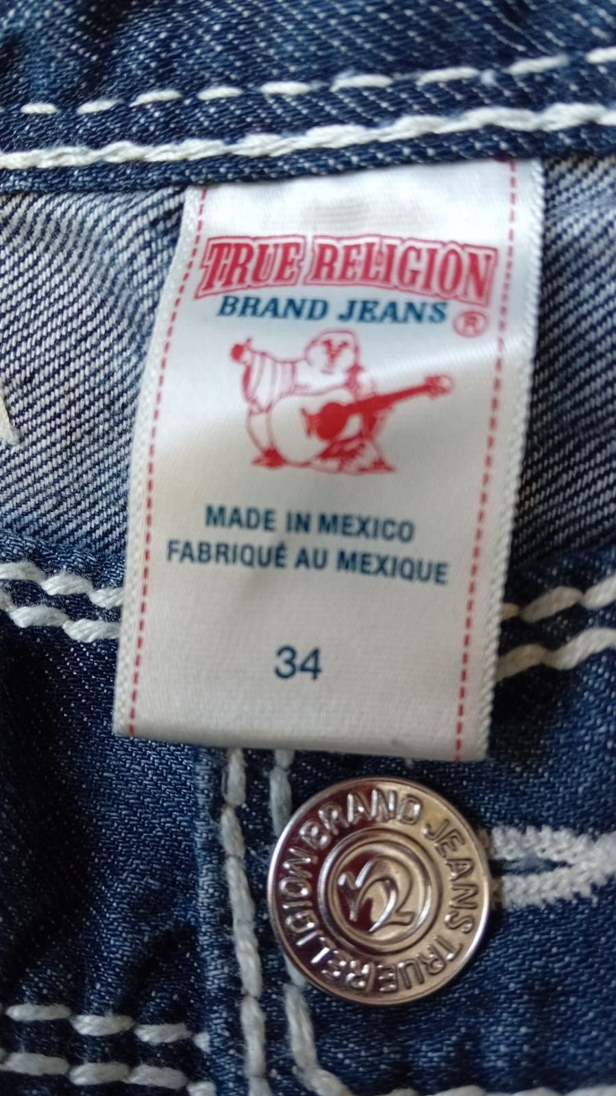 True Religion True Religion Jeans Section Slim Denim sz 34 Size US 34 / EU 50 - 3 Thumbnail