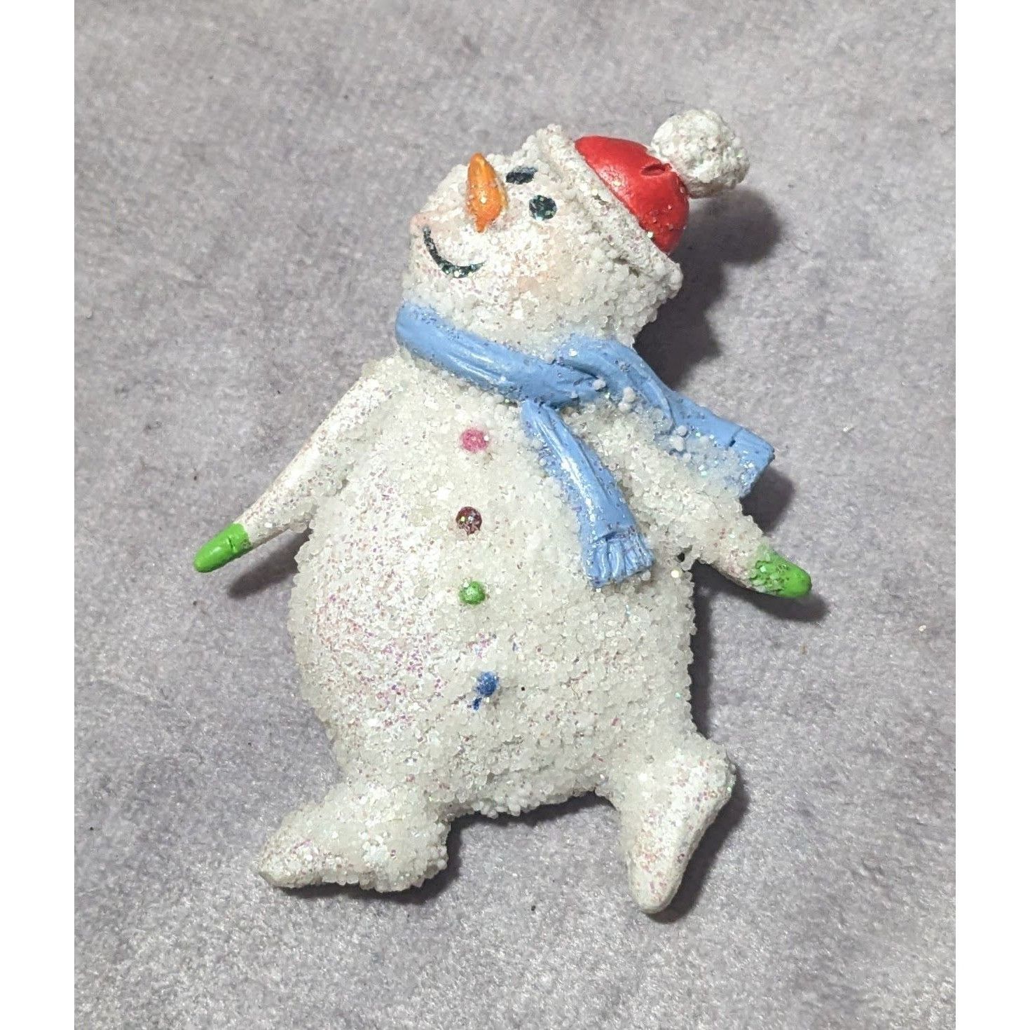 Other Festive Winter Glitter Snowman Holiday Brooch Size ONE SIZE - 4 Thumbnail