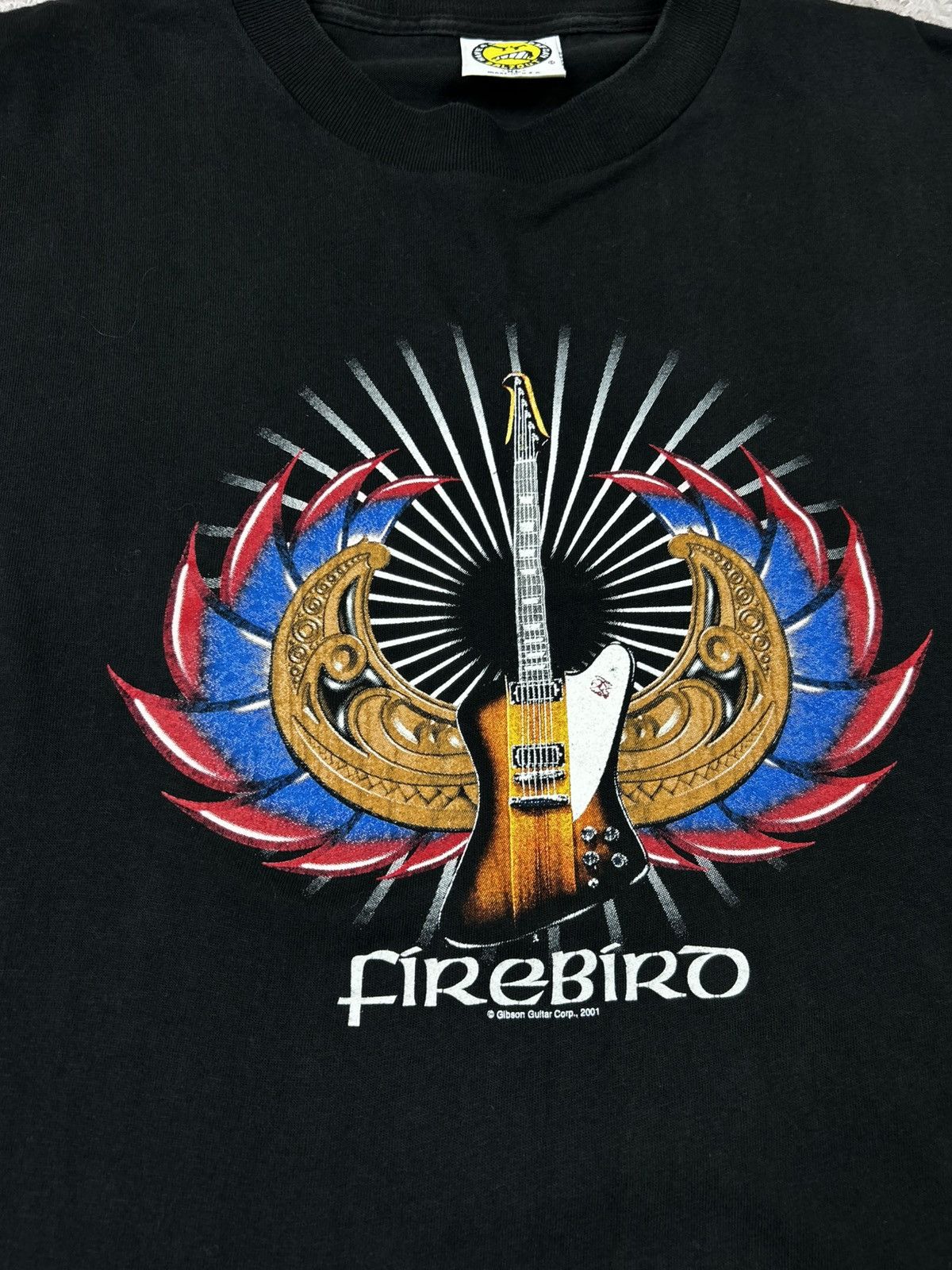 Vintage Vintage 90's Gibson USA Rock Guitar t-shirt Size US XL / EU 56 / 4 - 5 Thumbnail