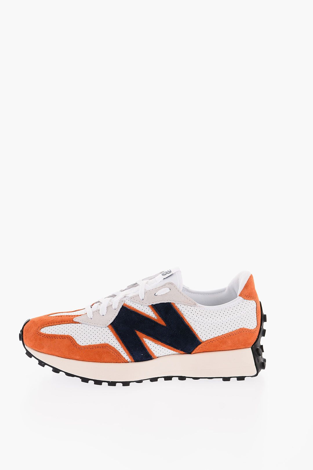 image of New Balance Og1Mm0424 Perforated Low Top-Sneakers In Orange White, Men's (Size 9)