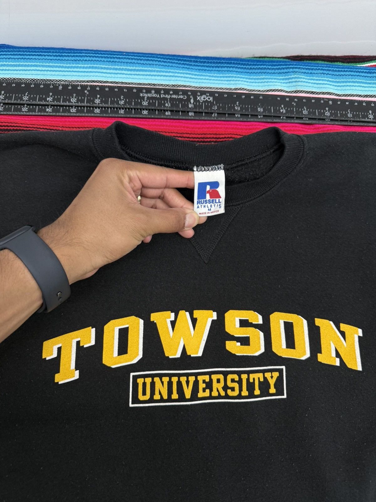 Russell Athletic Towson University Russell Athletic 2000s Vintage Sweatshirt Size US M / EU 48-50 / 2 - 5 Thumbnail