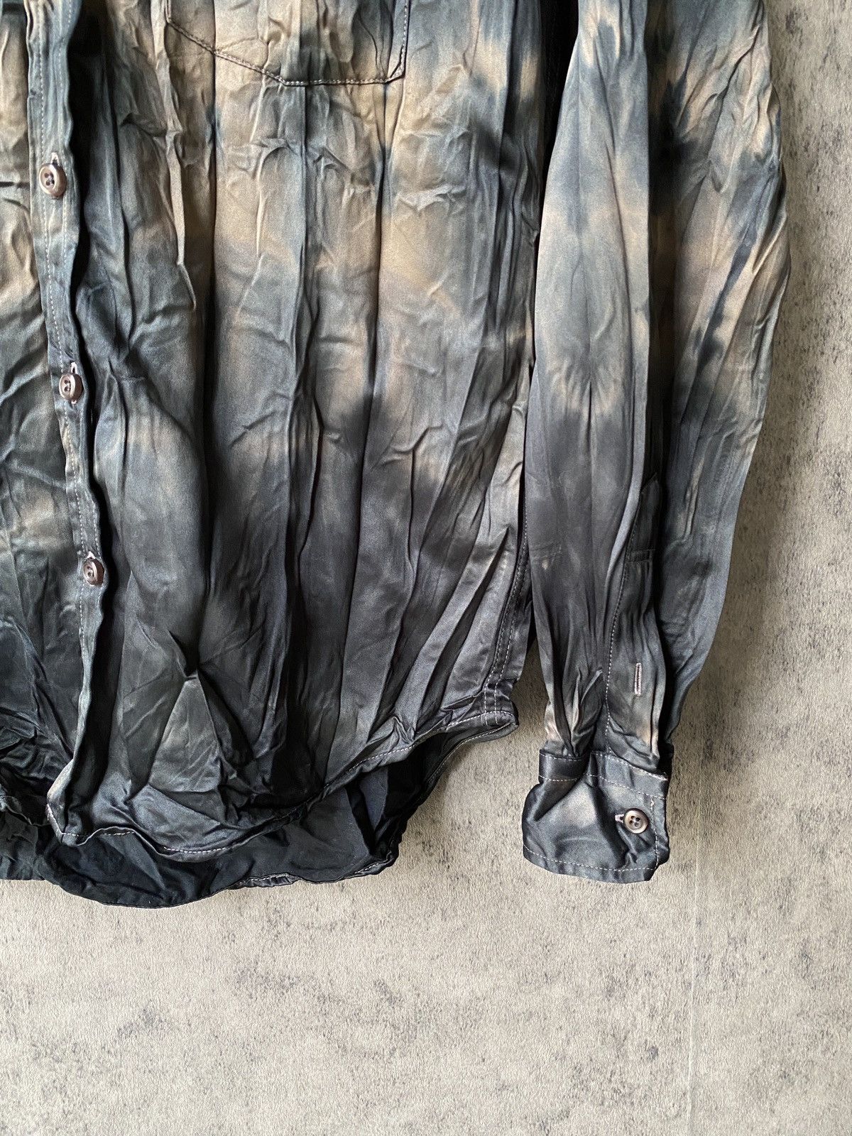 Japanese Brand × semanticdesign Semantic Design Japan Slim Fit Dyed Button Up Shirt Size US M / EU 48-50 / 2 - 6 Thumbnail