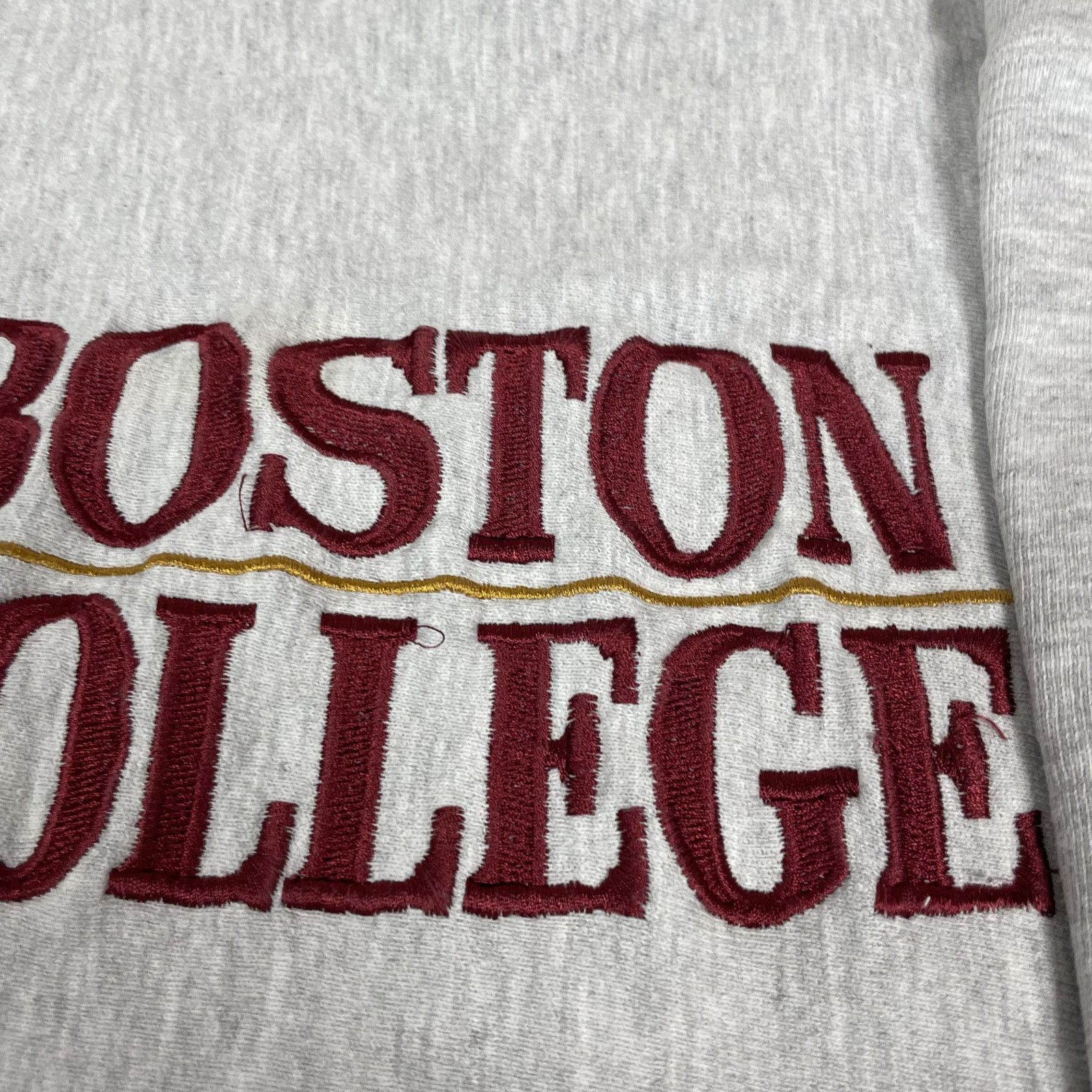 Champion × Vintage Champion Reverse Weave Mens Gray Boston College Sweatshirt M Size US M / EU 48-50 / 2 - 3 Thumbnail