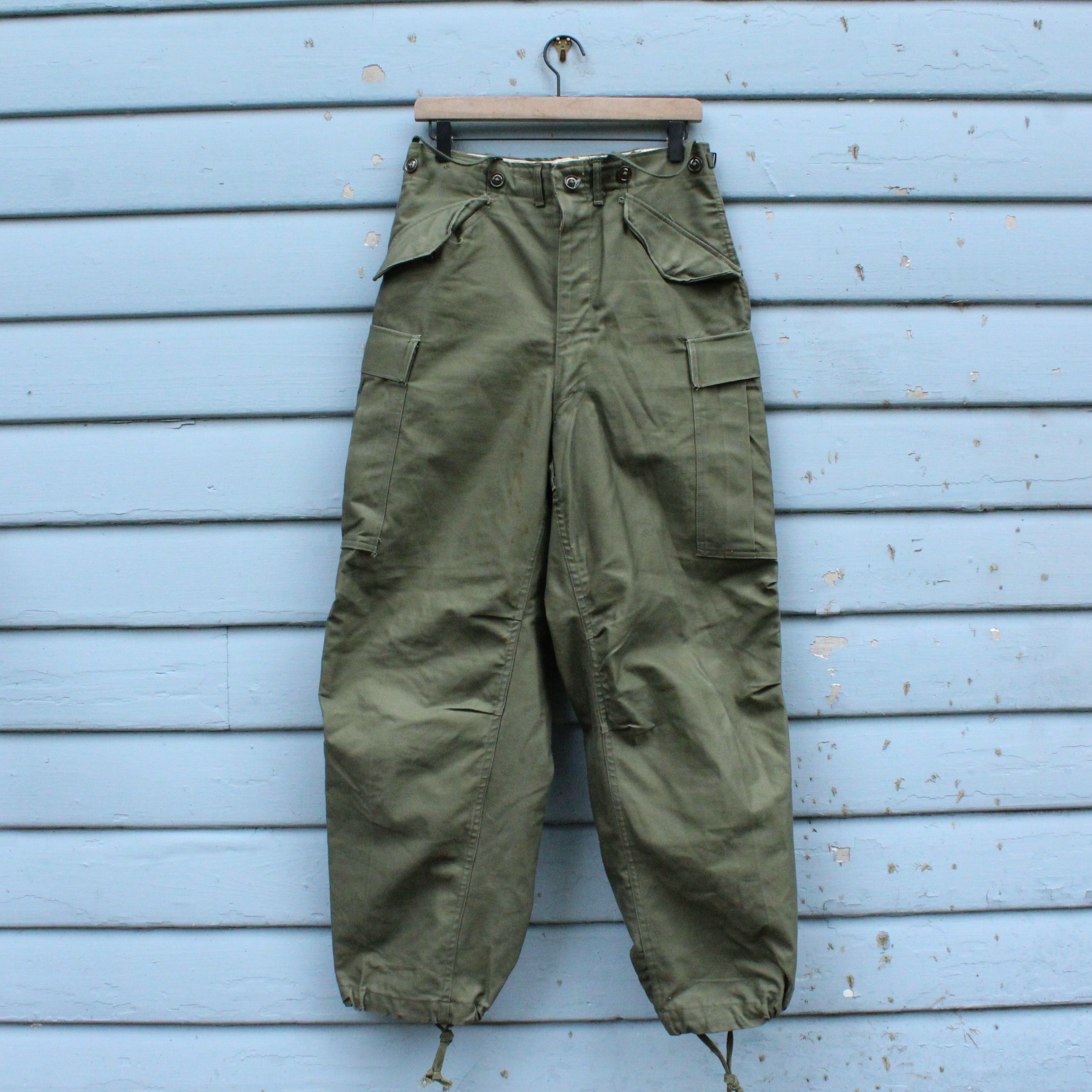 Vintage Vintage M-1951 Field Trouser Cotton Slant Pocket Pants Size US 30 / EU 46 - 1 Thumbnail