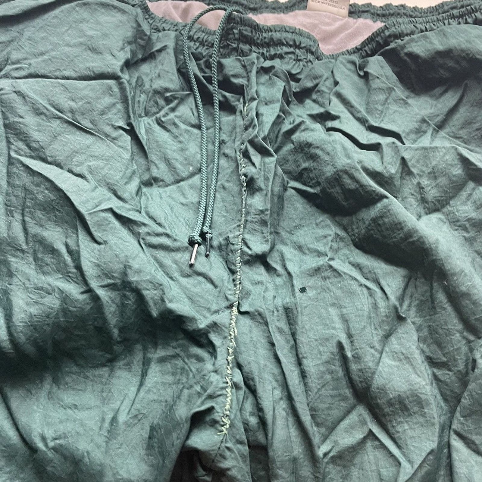 Nike × Vintage Vintage 90s Nike Track Pants Sz XL Green Embroidered Swoosh Size US 36 / EU 52 - 3 Thumbnail