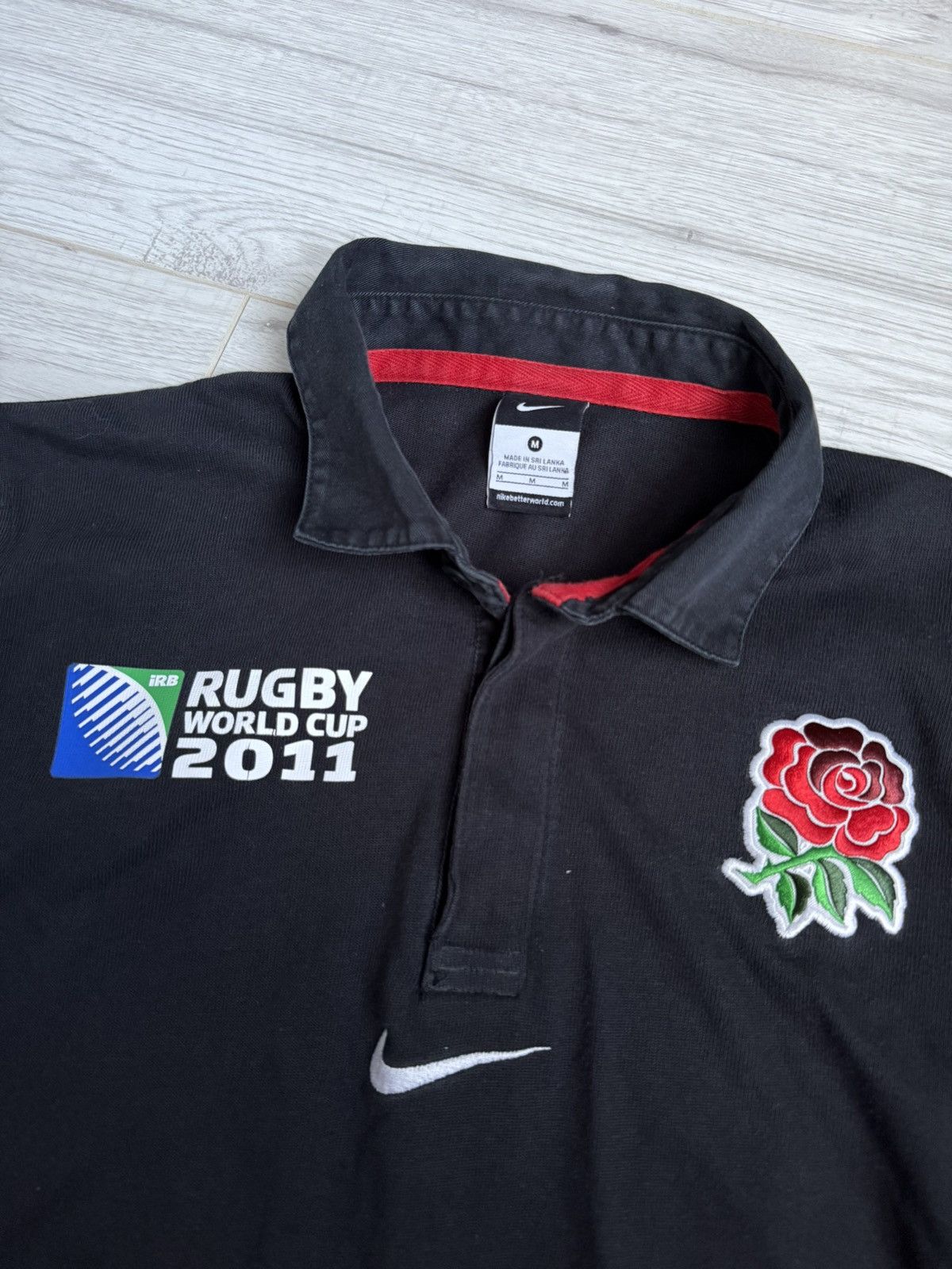 Nike × Vintage Vintage Nike Jersey England Rugby Shirts 2011 Jersey Size US M / EU 48-50 / 2 - 3 Thumbnail
