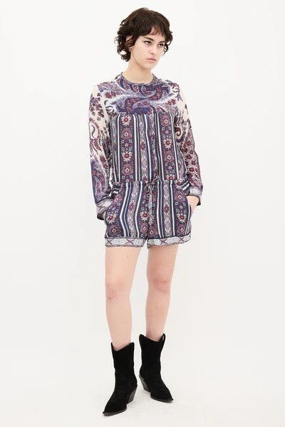 Isabel Marant Isabel Marant Playsuits Taylor Paislee Floral Romper Size M / US 6-8 / IT 42-44 - 2 Thumbnail