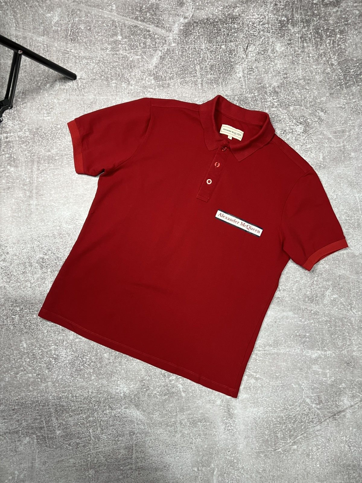 Alexander McQueen T-shirt Red Polo