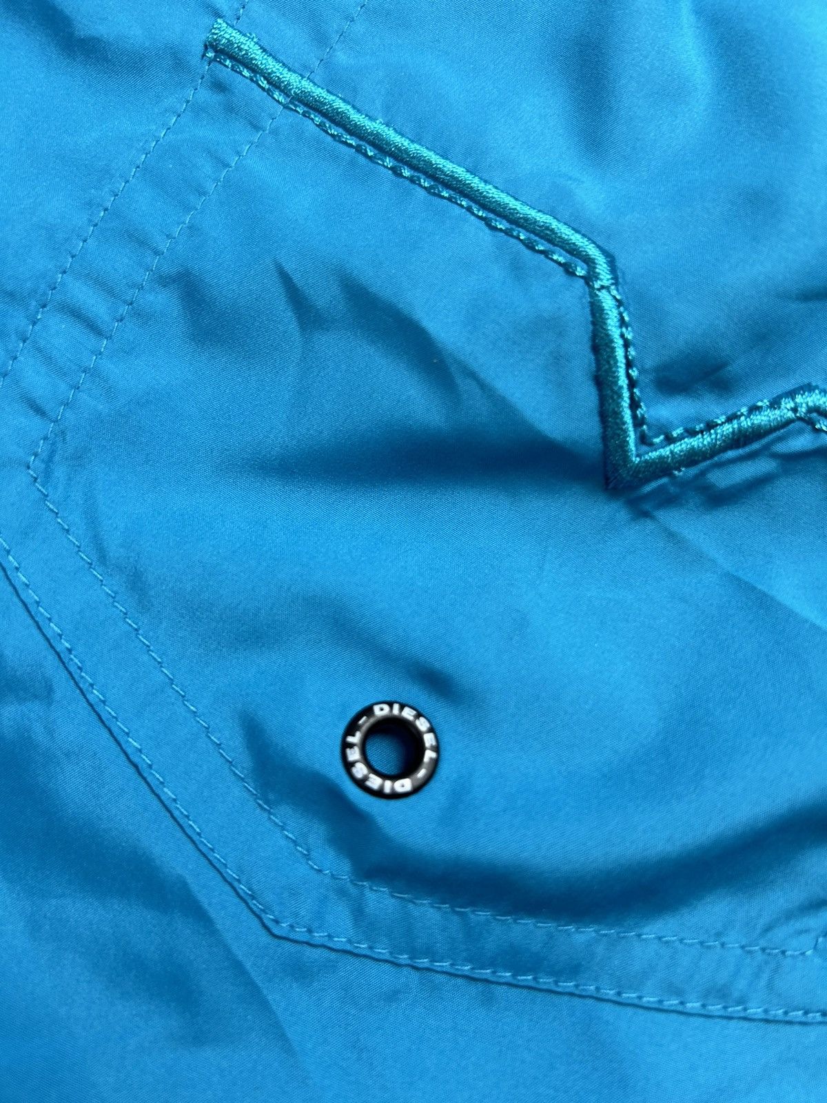 Diesel × Vintage Diesel shorts Nylon big logo parachute Swimming shorts Y2K Size US 36 / EU 52 - 7 Thumbnail