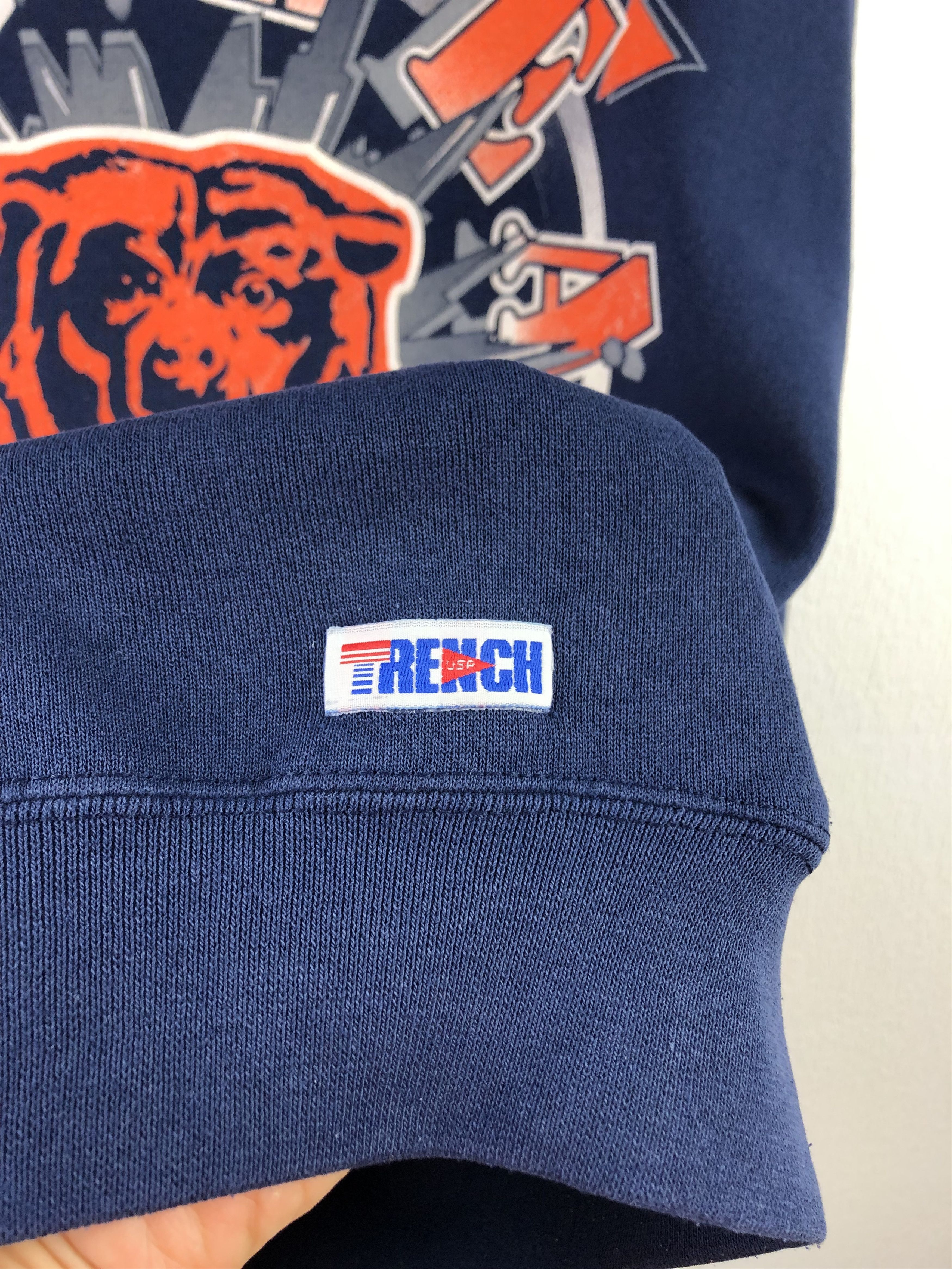 Vintage Vintage 90s Chicago Bears Graphic Crewneck Sweatshirt Rare Size US XL / EU 56 / 4 - 8 Thumbnail
