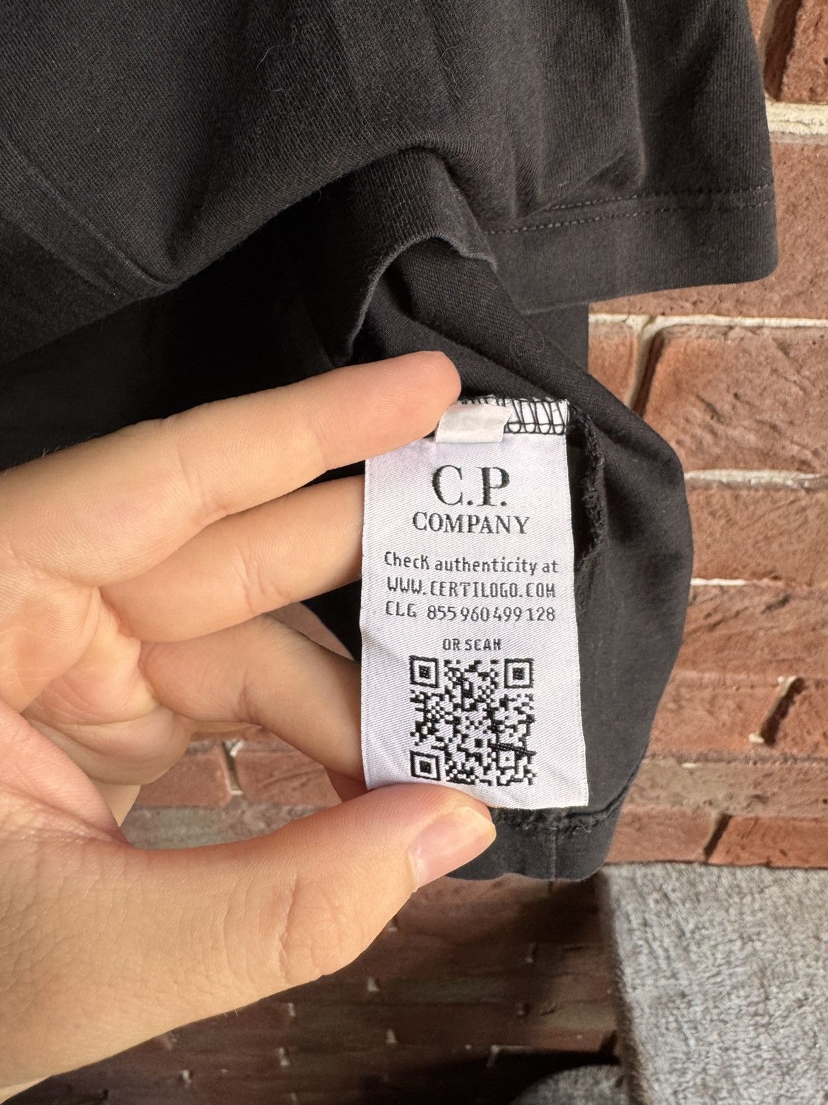 Massimo Osti Vintage C.P. Company pocket logo black t Shirt Rare m Size US M / EU 48-50 / 2 - 7 Thumbnail