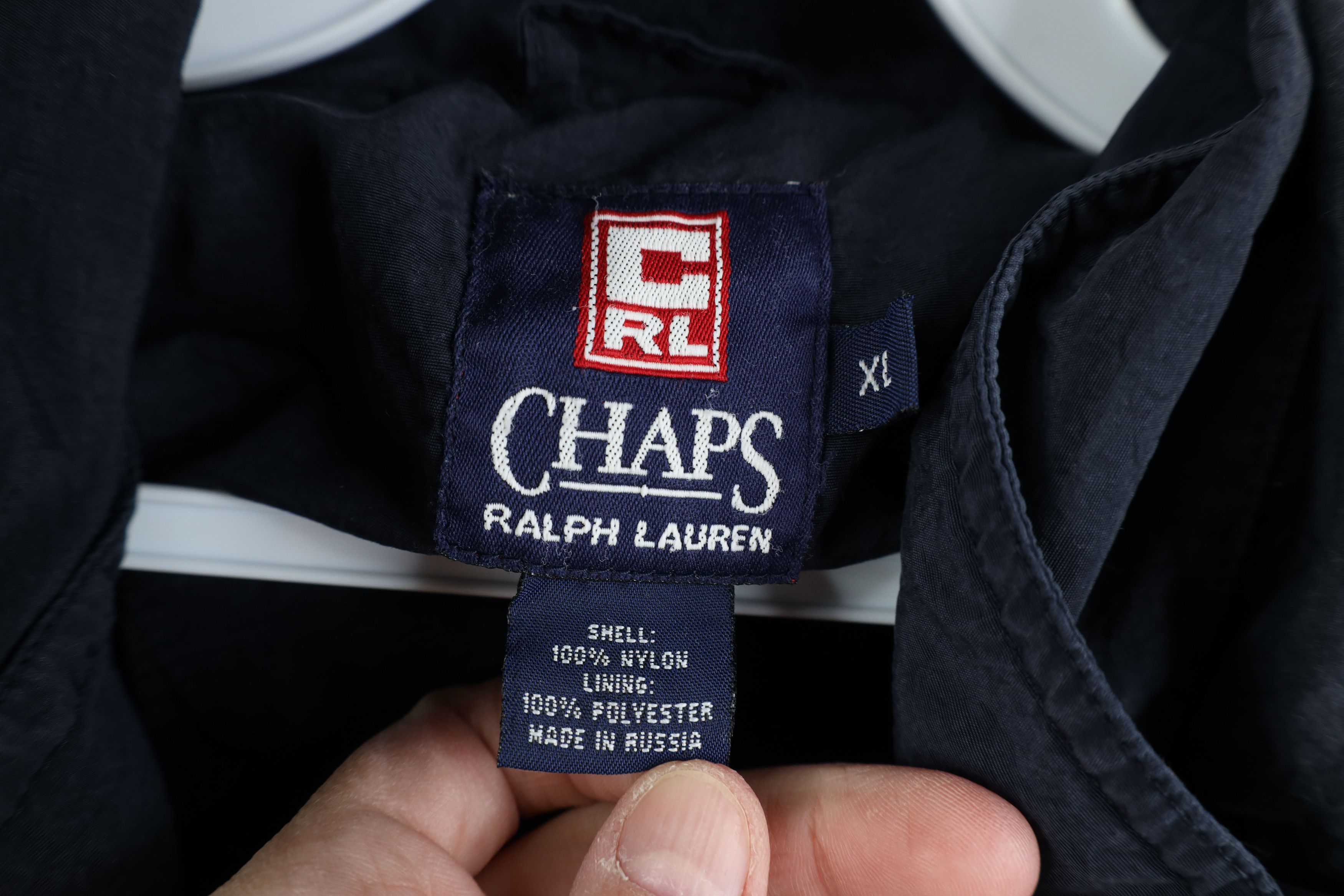 Polo Ralph Lauren Vintage 90s Chaps Ralph Lauren Hooded Windbreaker Jacket Size US XL / EU 56 / 4 - 10 Thumbnail