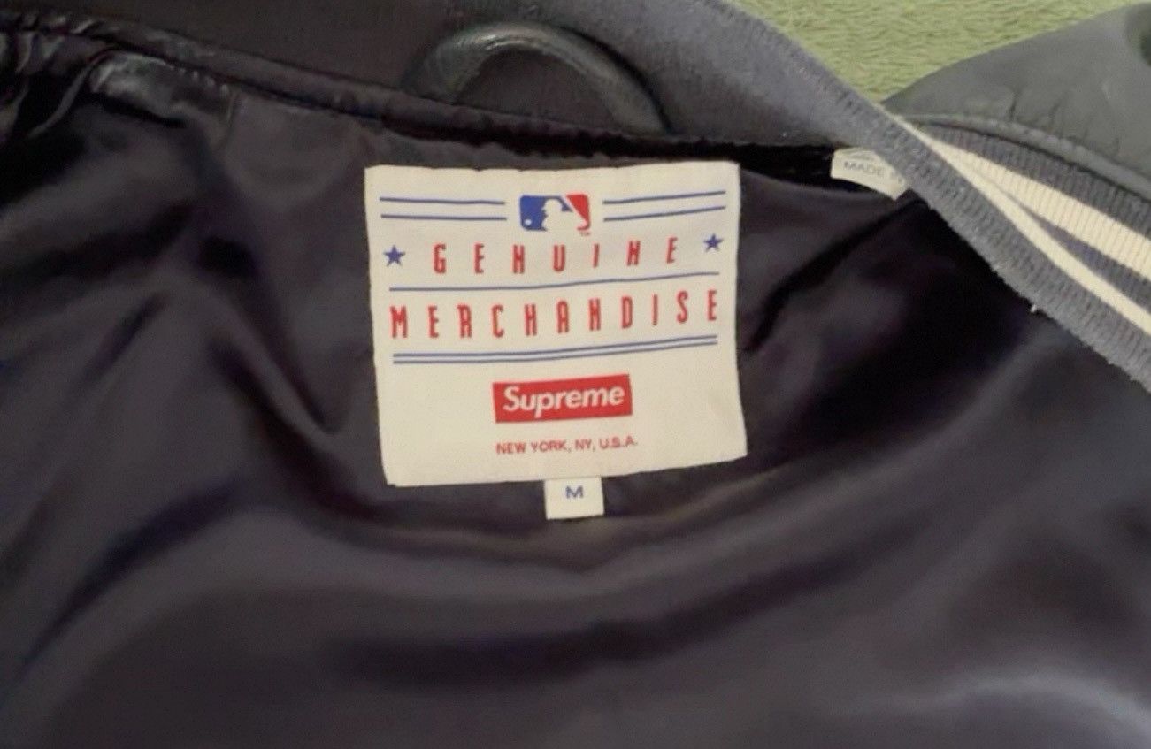 New York Yankees × Supreme Supreme yankees mlb leather bomber Jacket Size US M / EU 48-50 / 2 - 3 Thumbnail