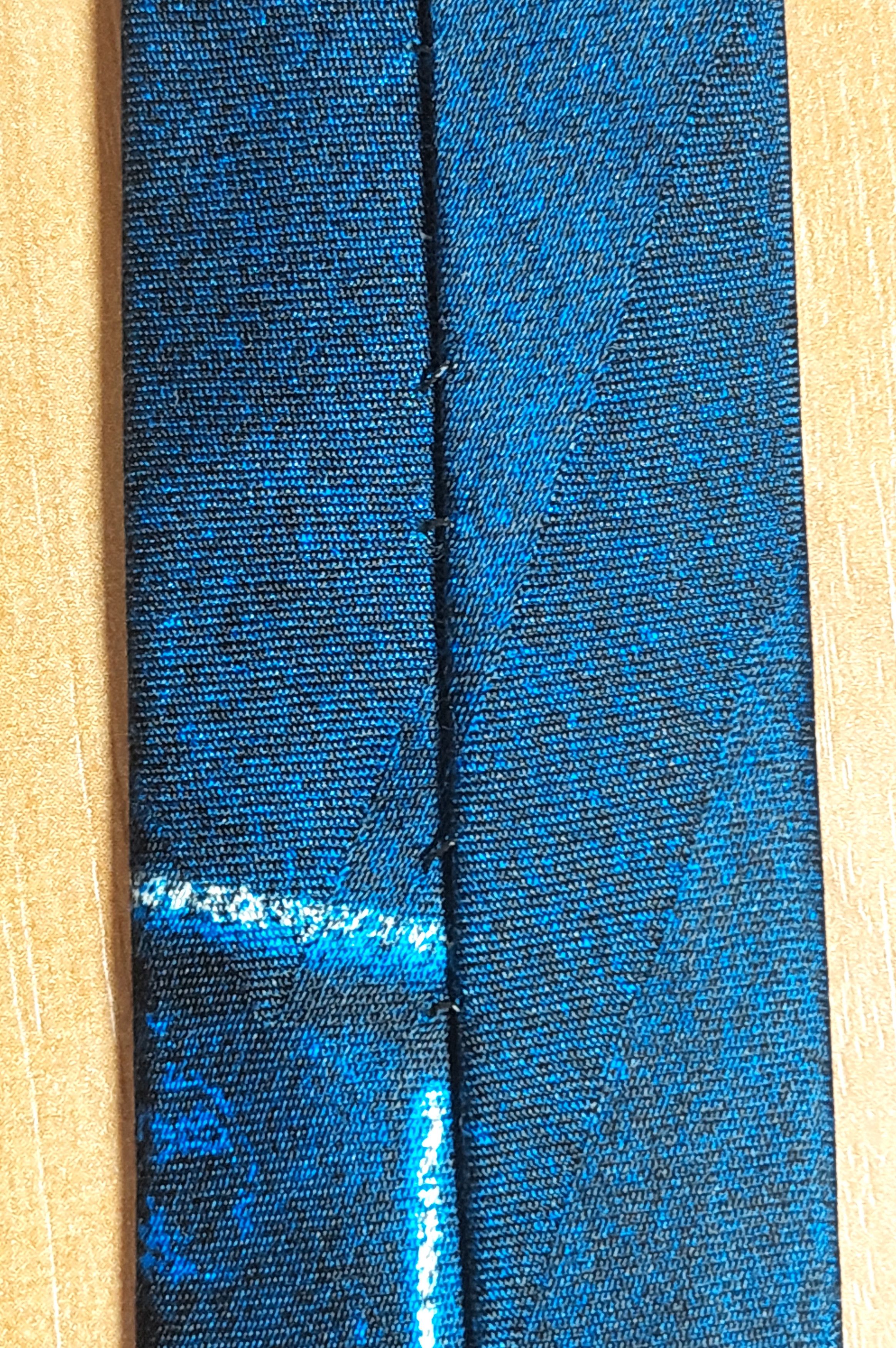 Claude Montana Claude Montana Paris Silk BlueTie Abstract Industrial 90s Size ONE SIZE - 12 Thumbnail